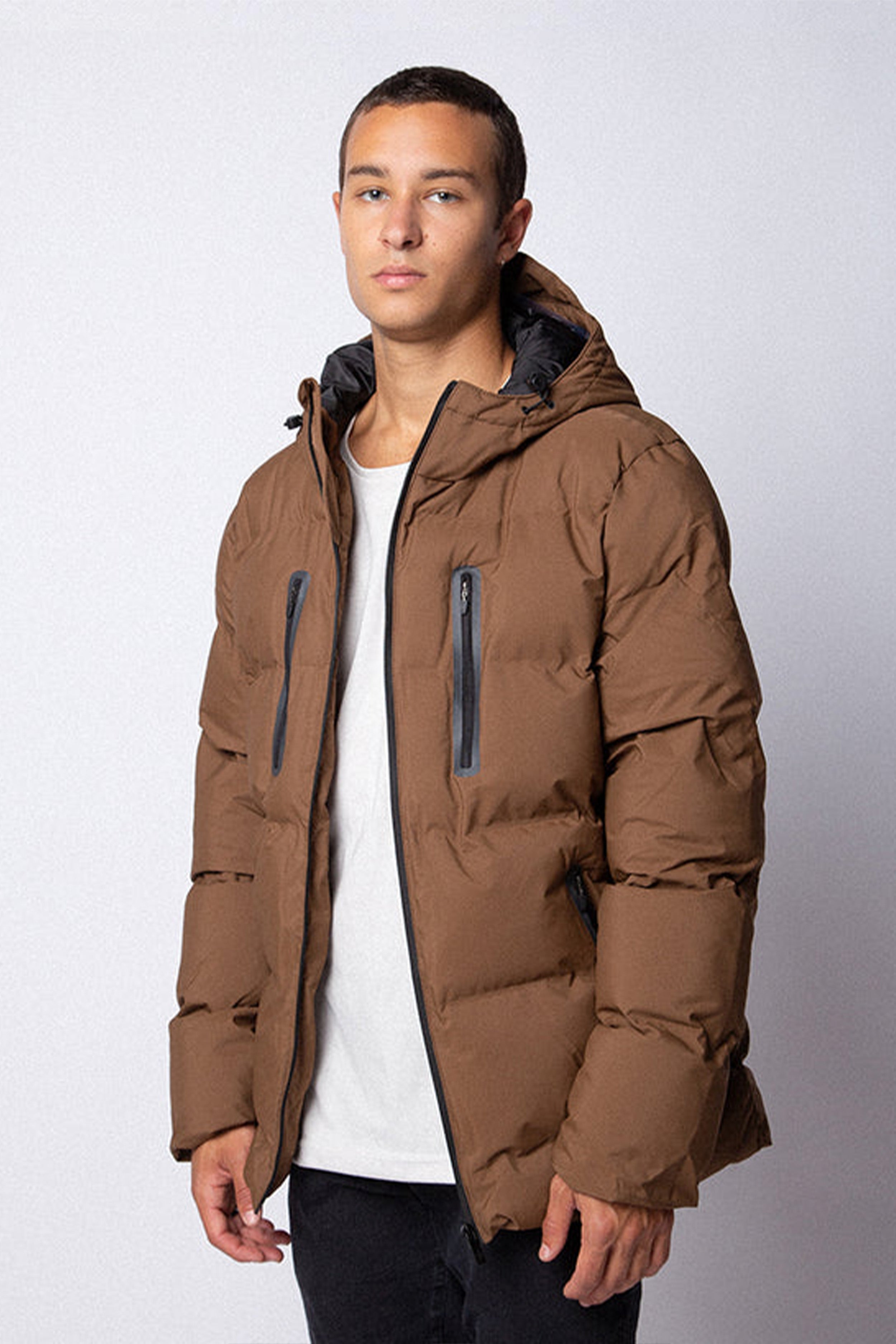 Campera Puffer Feng Brown