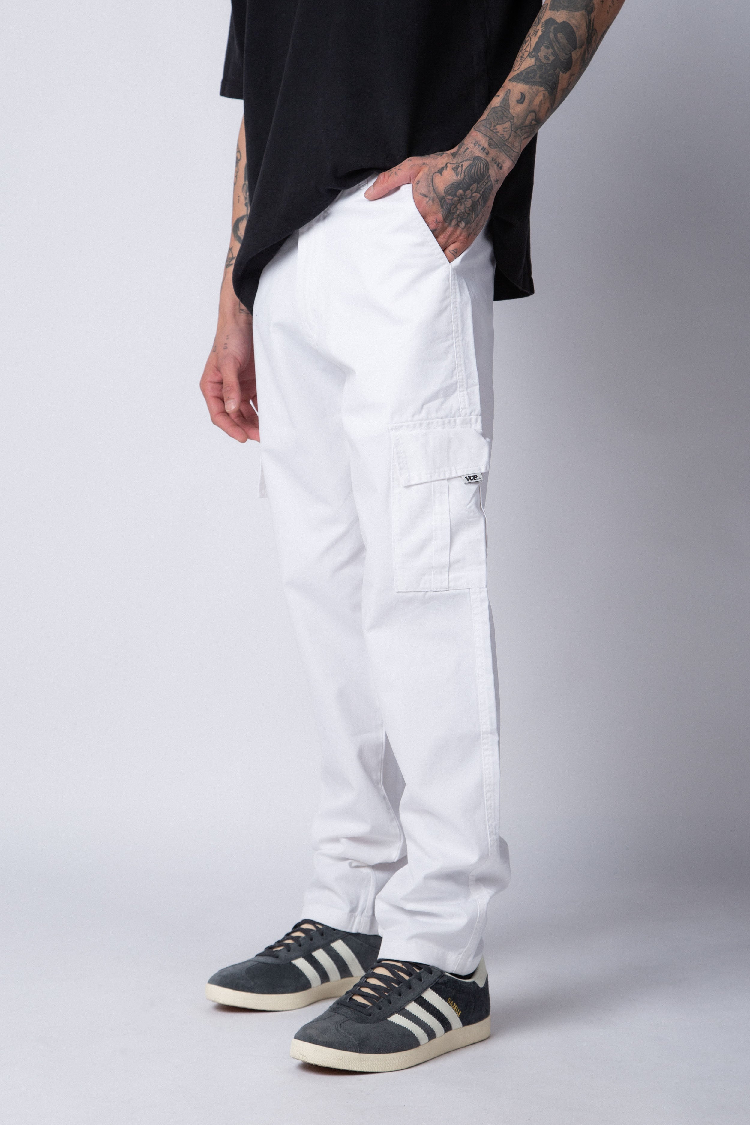 Pantalon Cargo Darren Blanco