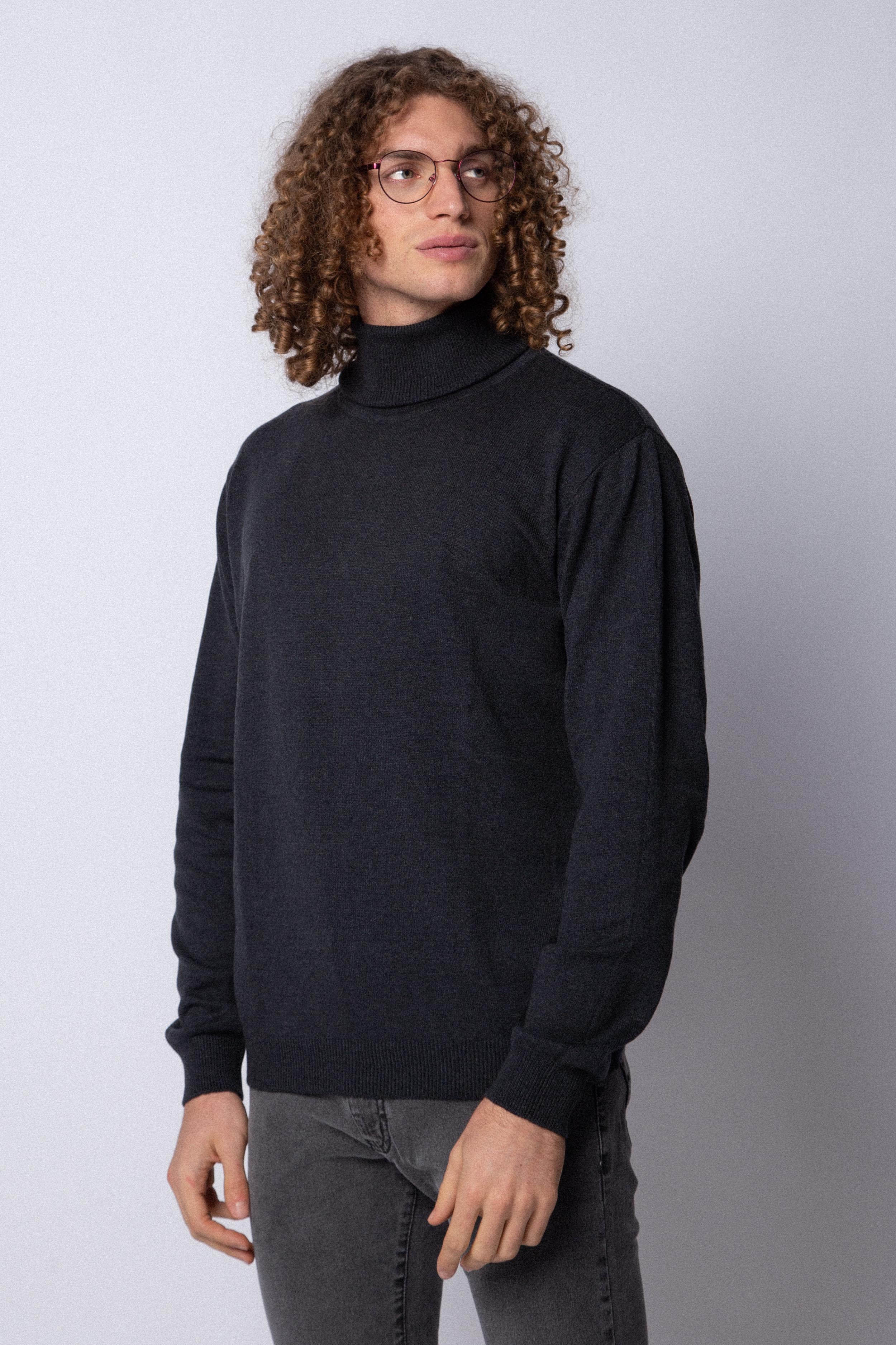 Sweater Polera Paul Negra