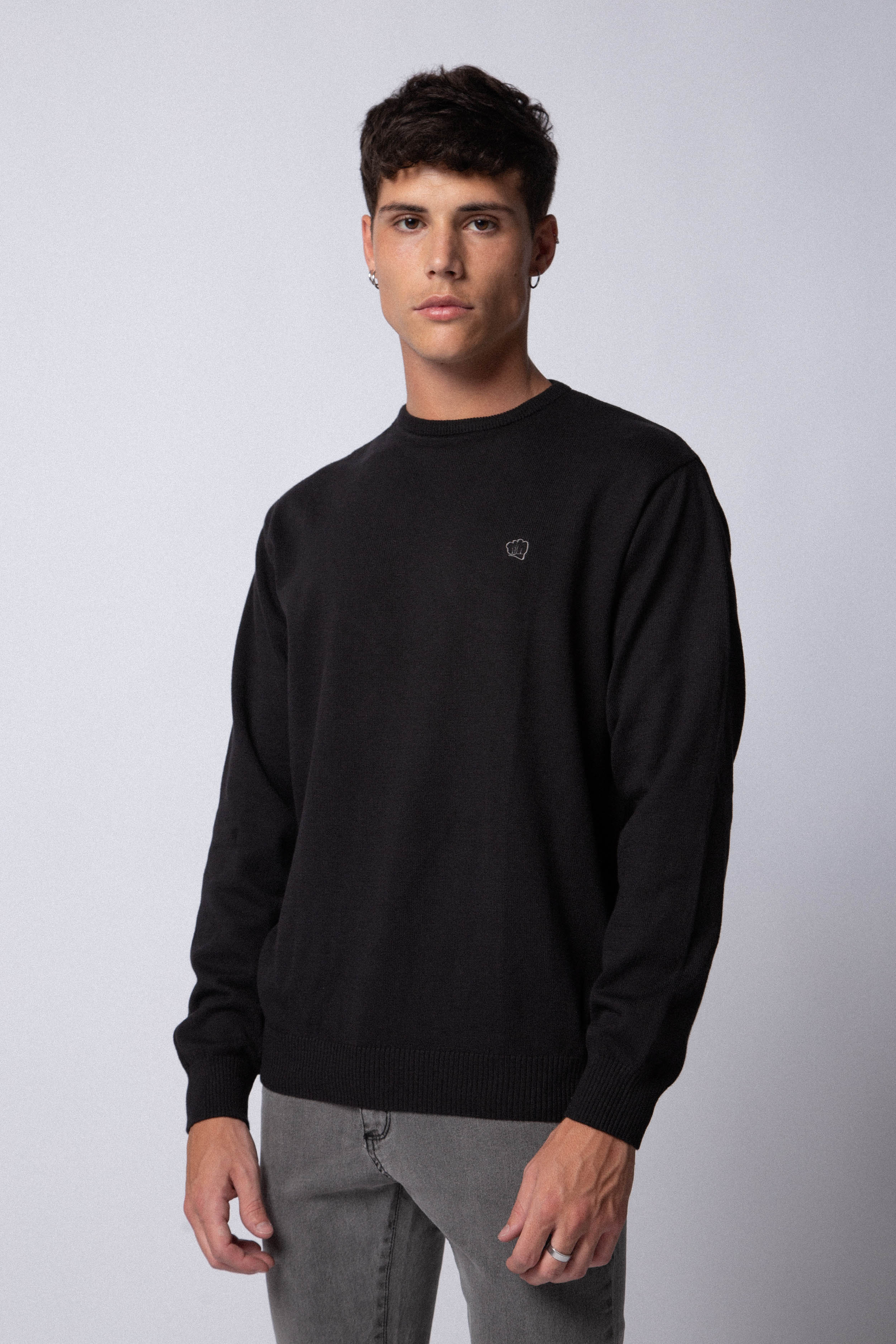 Sweater Basic Negro