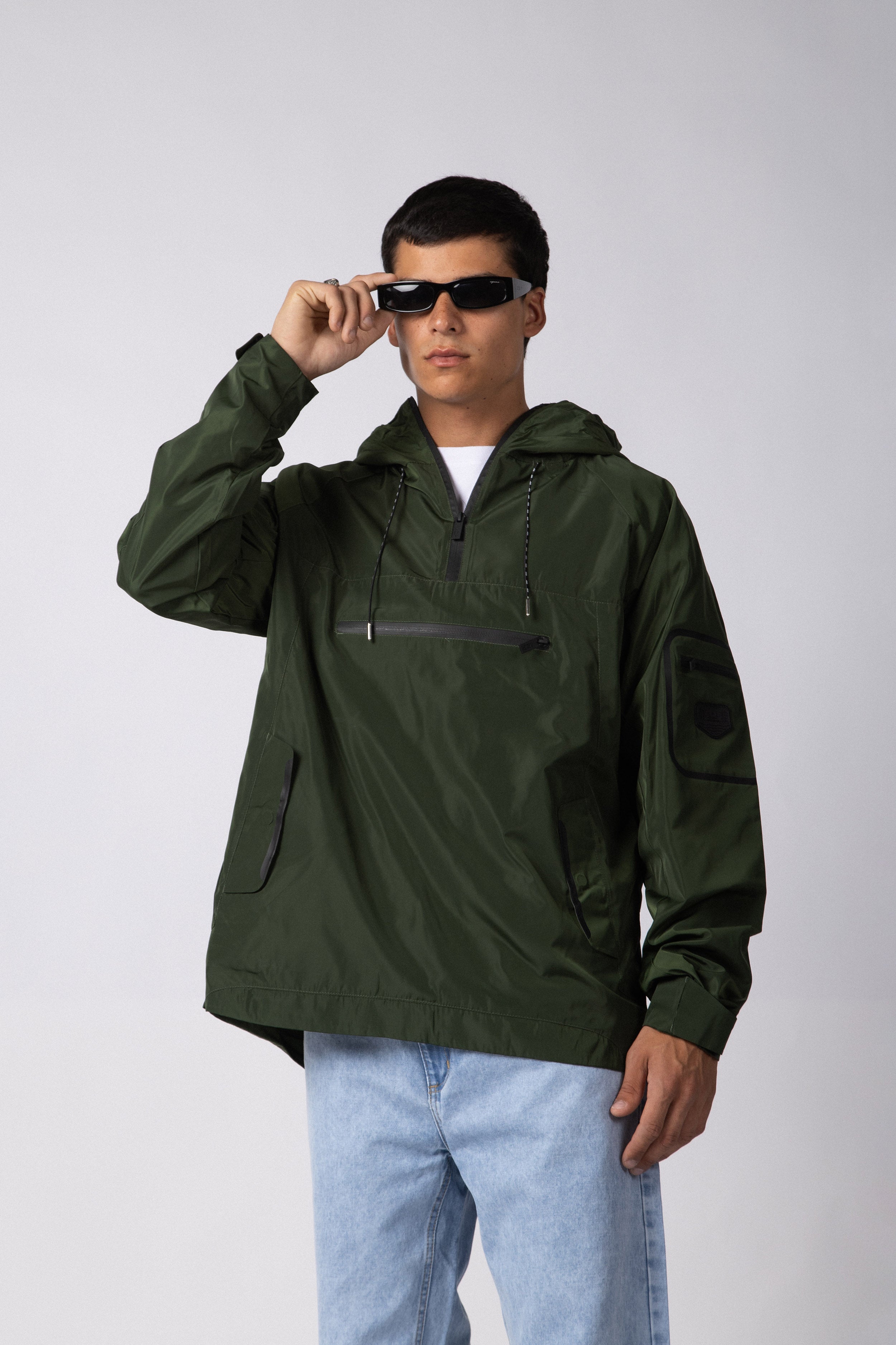 Rompevientos Anorak Braves Militar