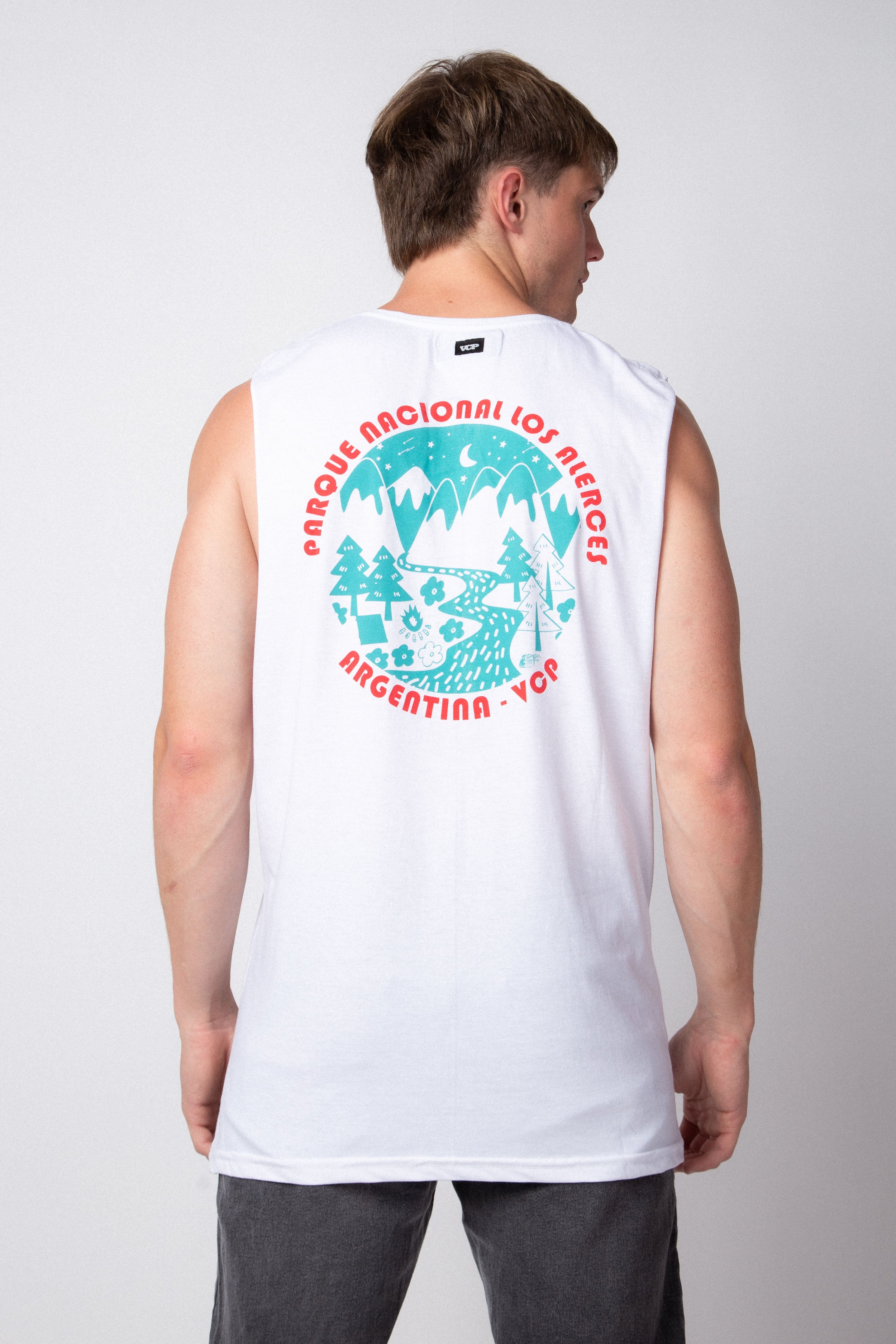 Musculosa Sudadera Alerces Blanca