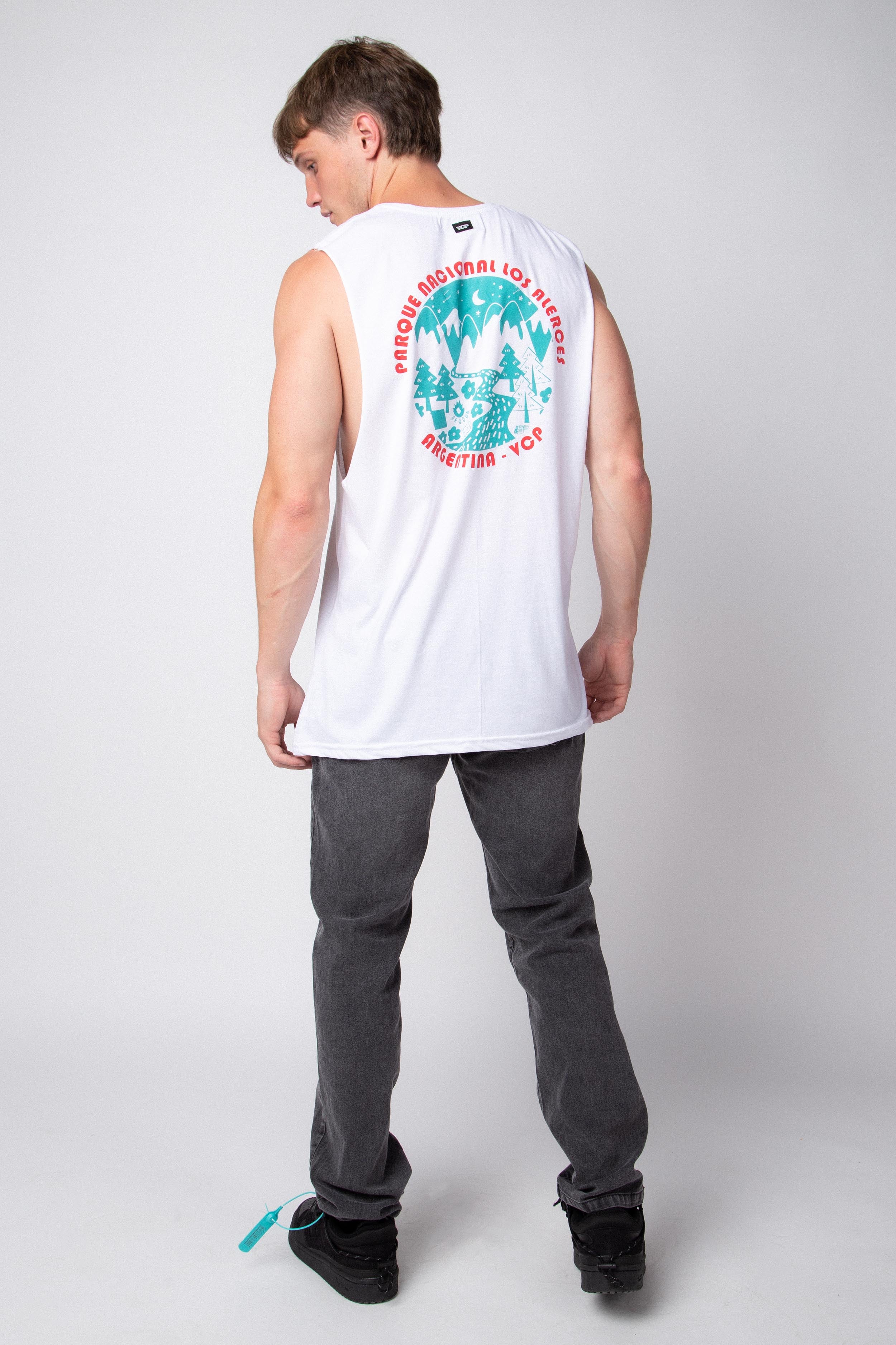 Musculosa Sudadera Alerces Blanca