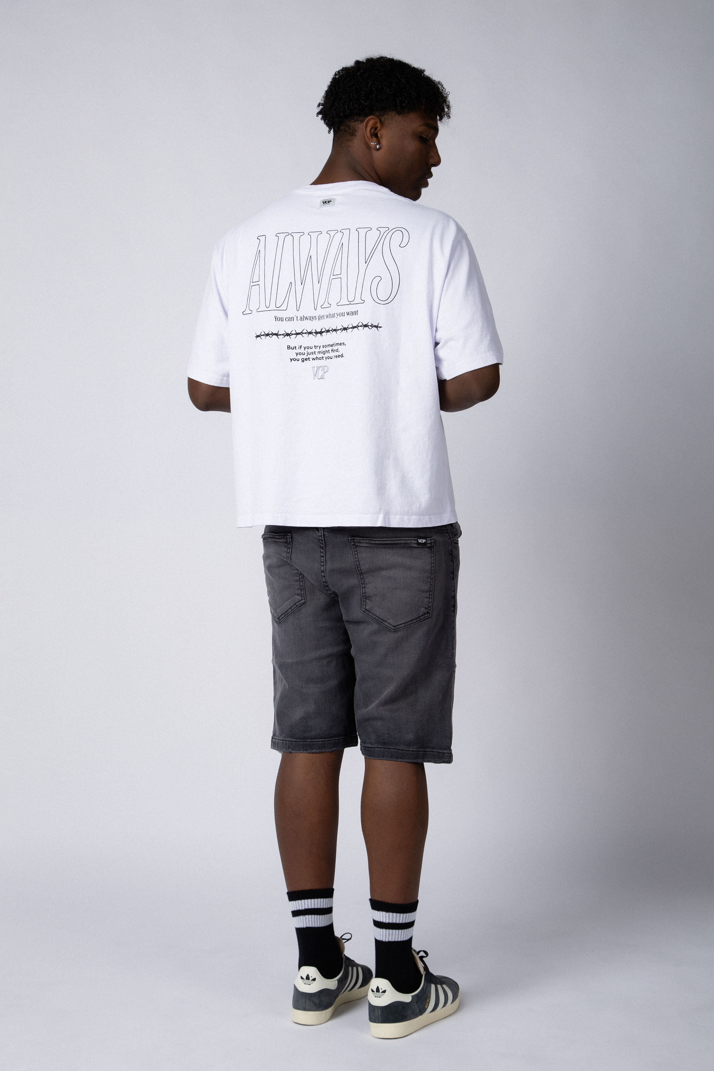 Remera Boxy Always Blanca