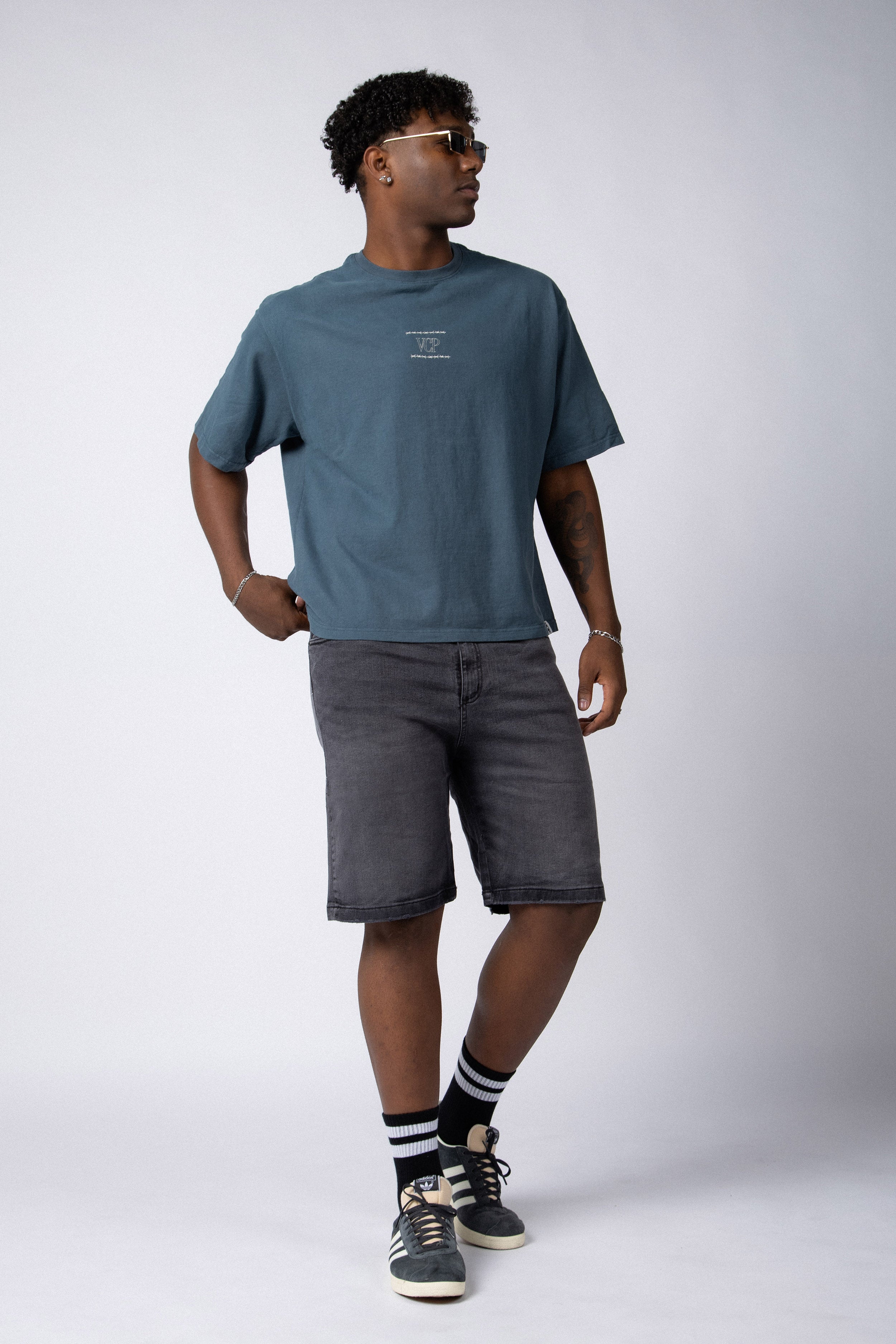 Remera Boxy Always Navy