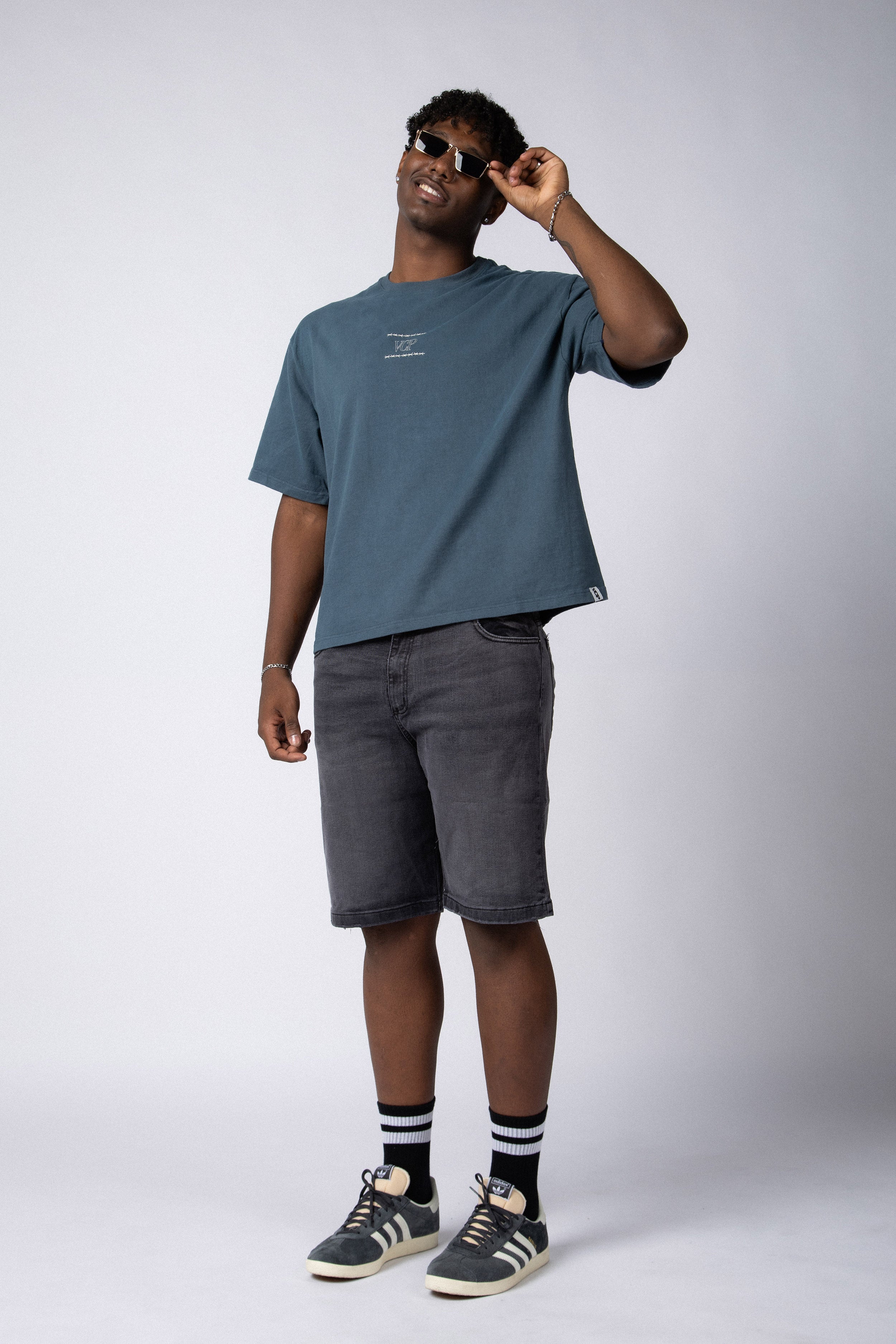 Remera Boxy Always Navy