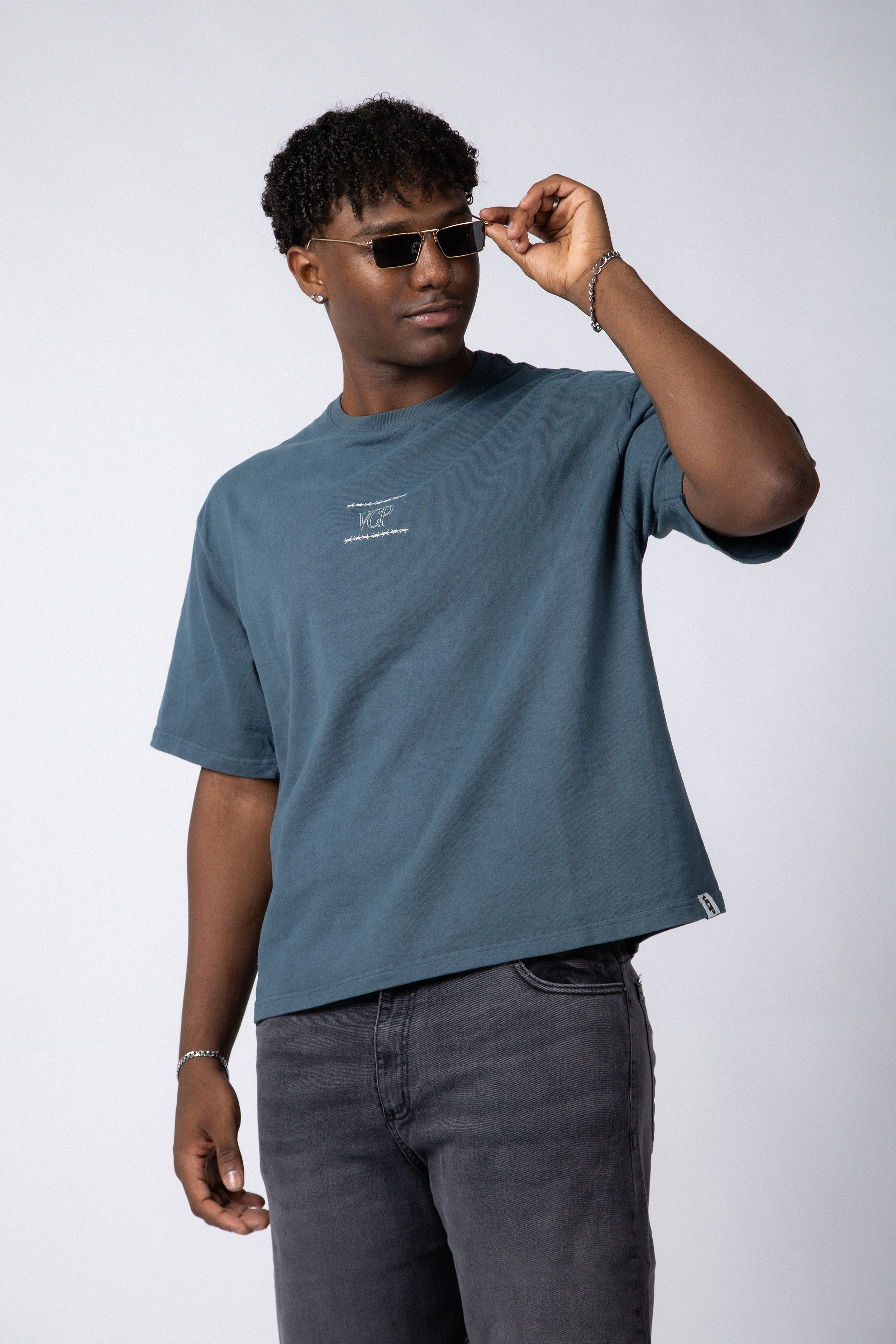 Remera Boxy Always Navy