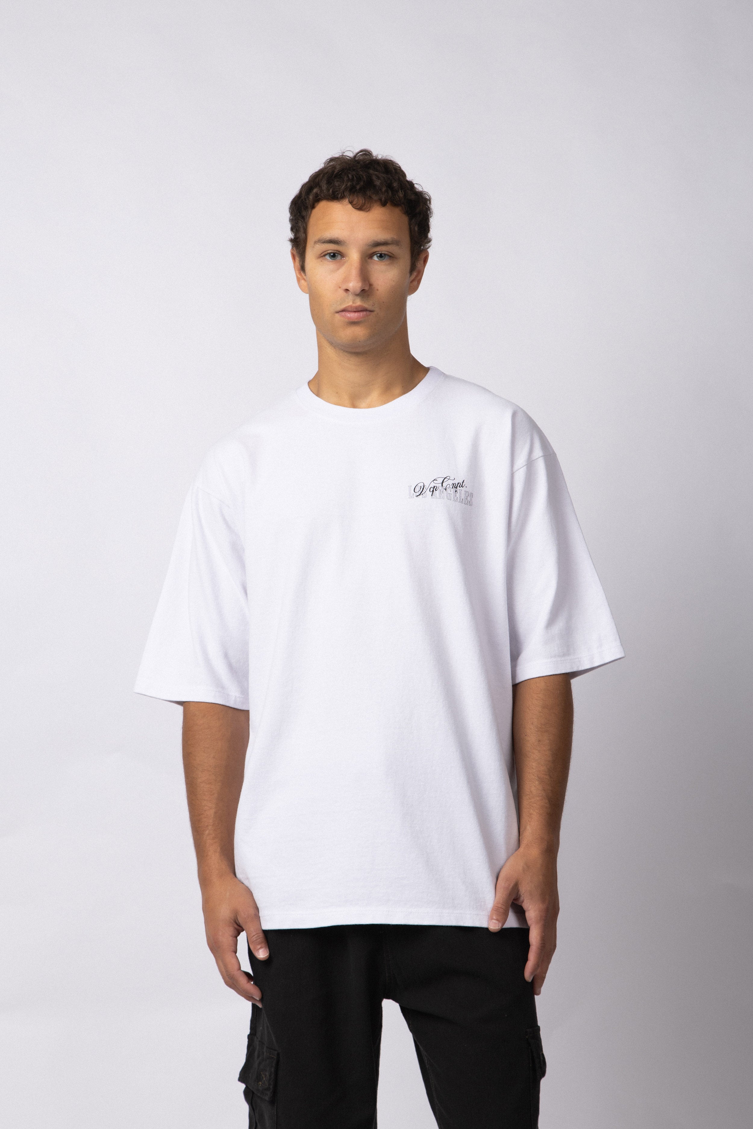 Remera Over Rhy Angeles Blanca