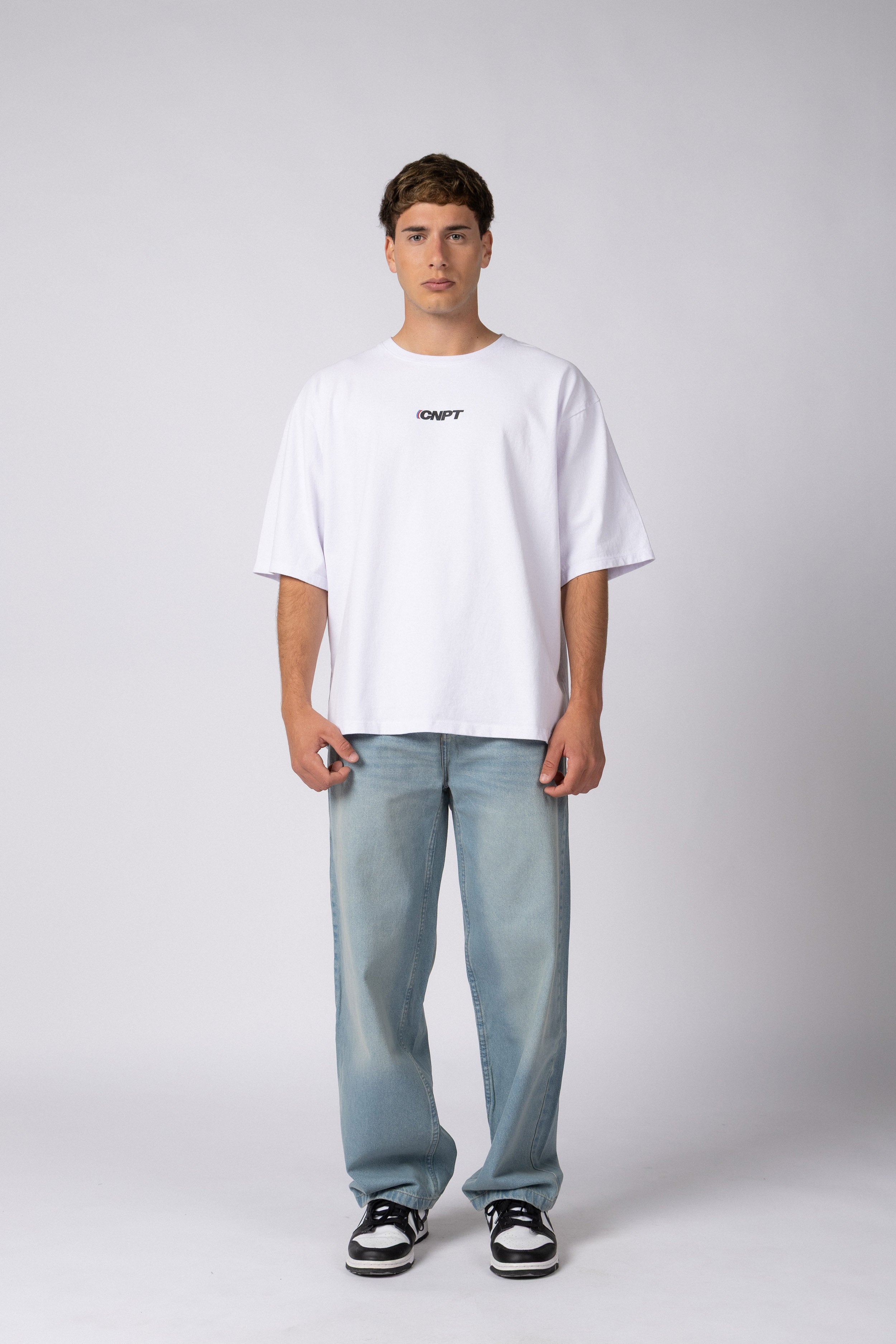 Remera Over Rhy Apex Blanca