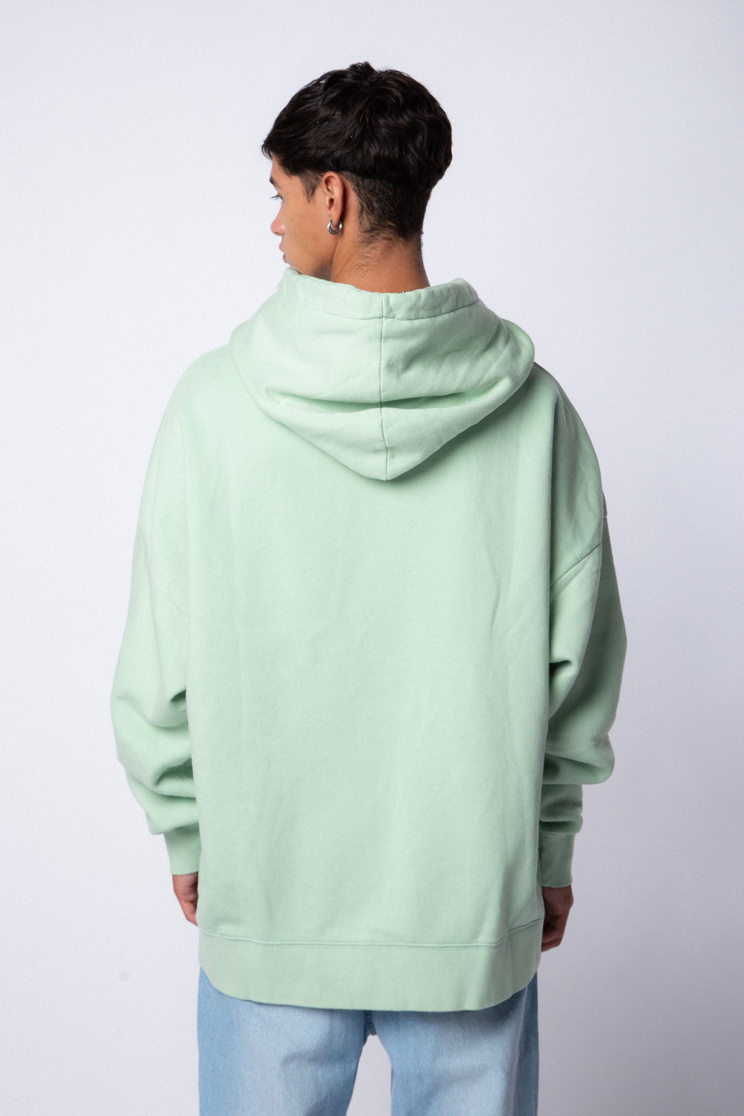 Buzo Canguro Over Regh Aqua