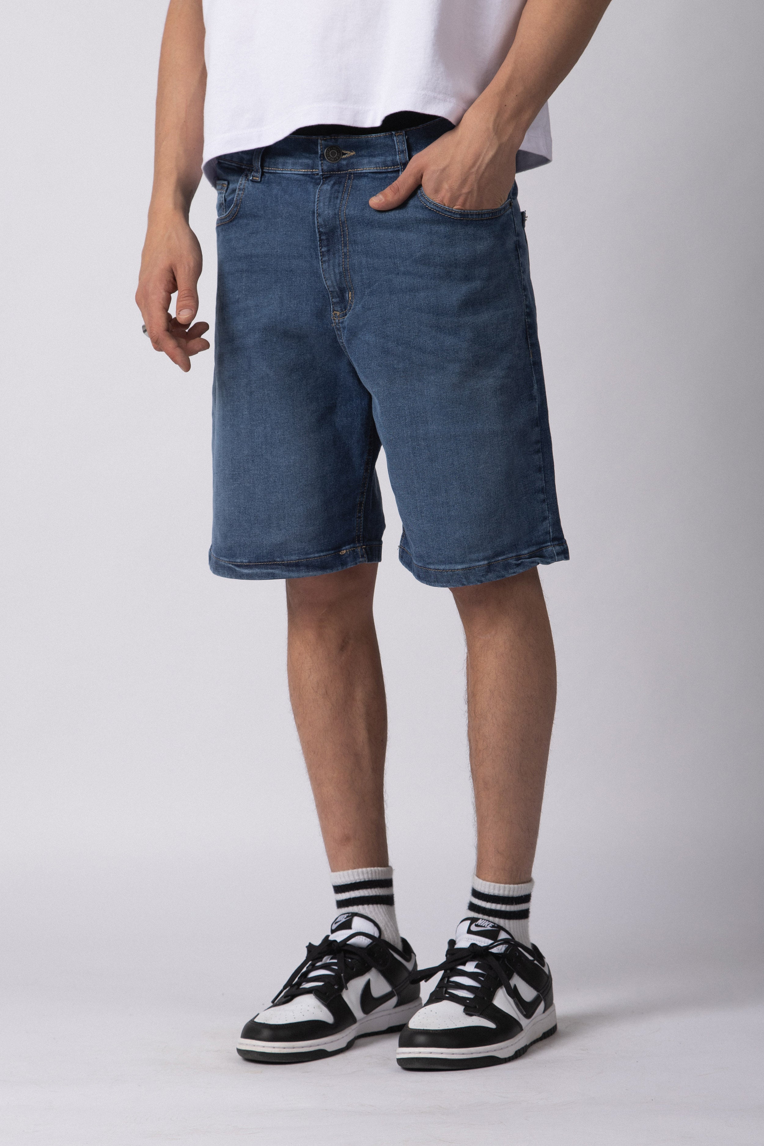 Bermuda Jean Racer Azul