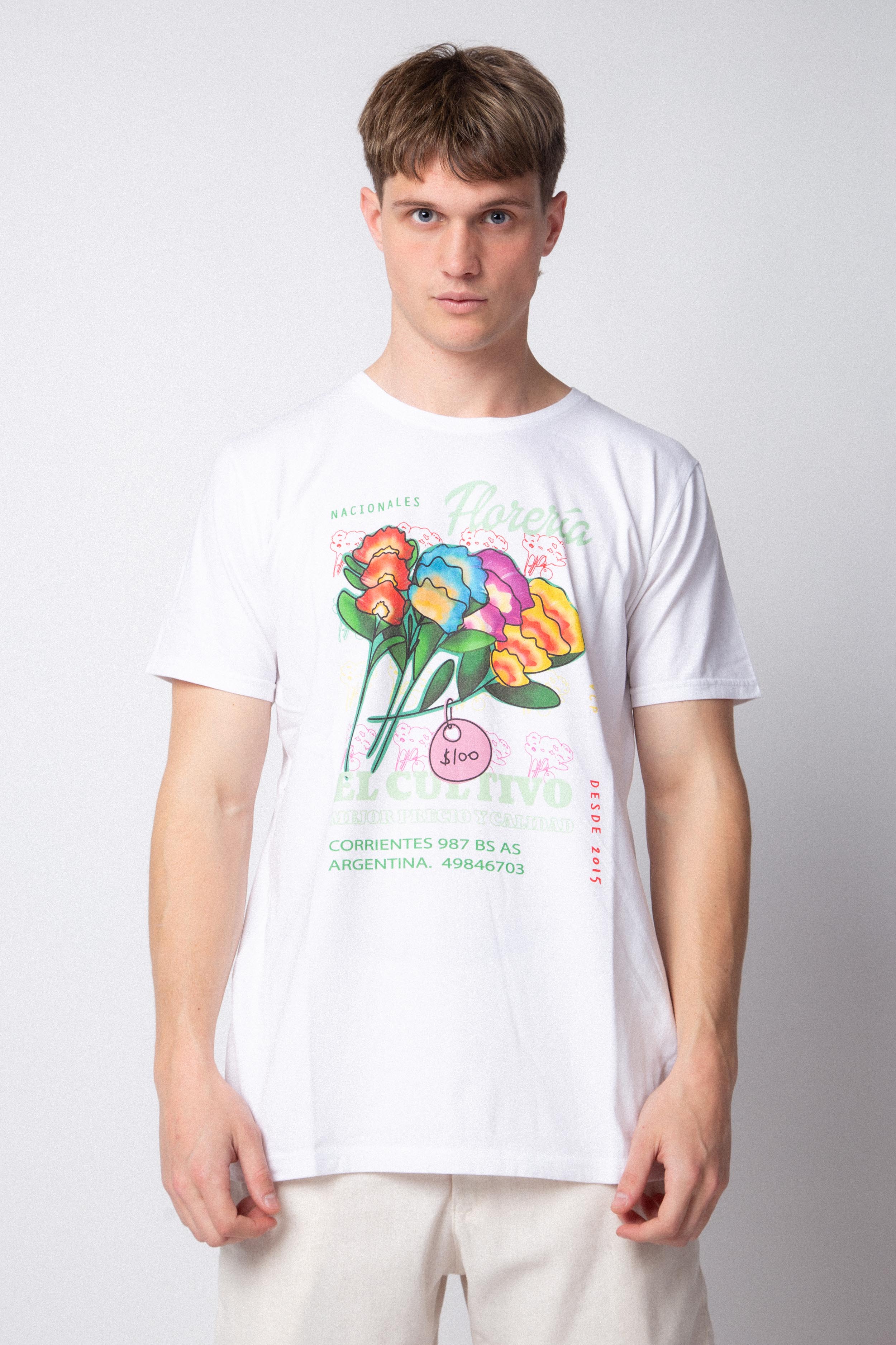 Remera AG Cultivo Blanca