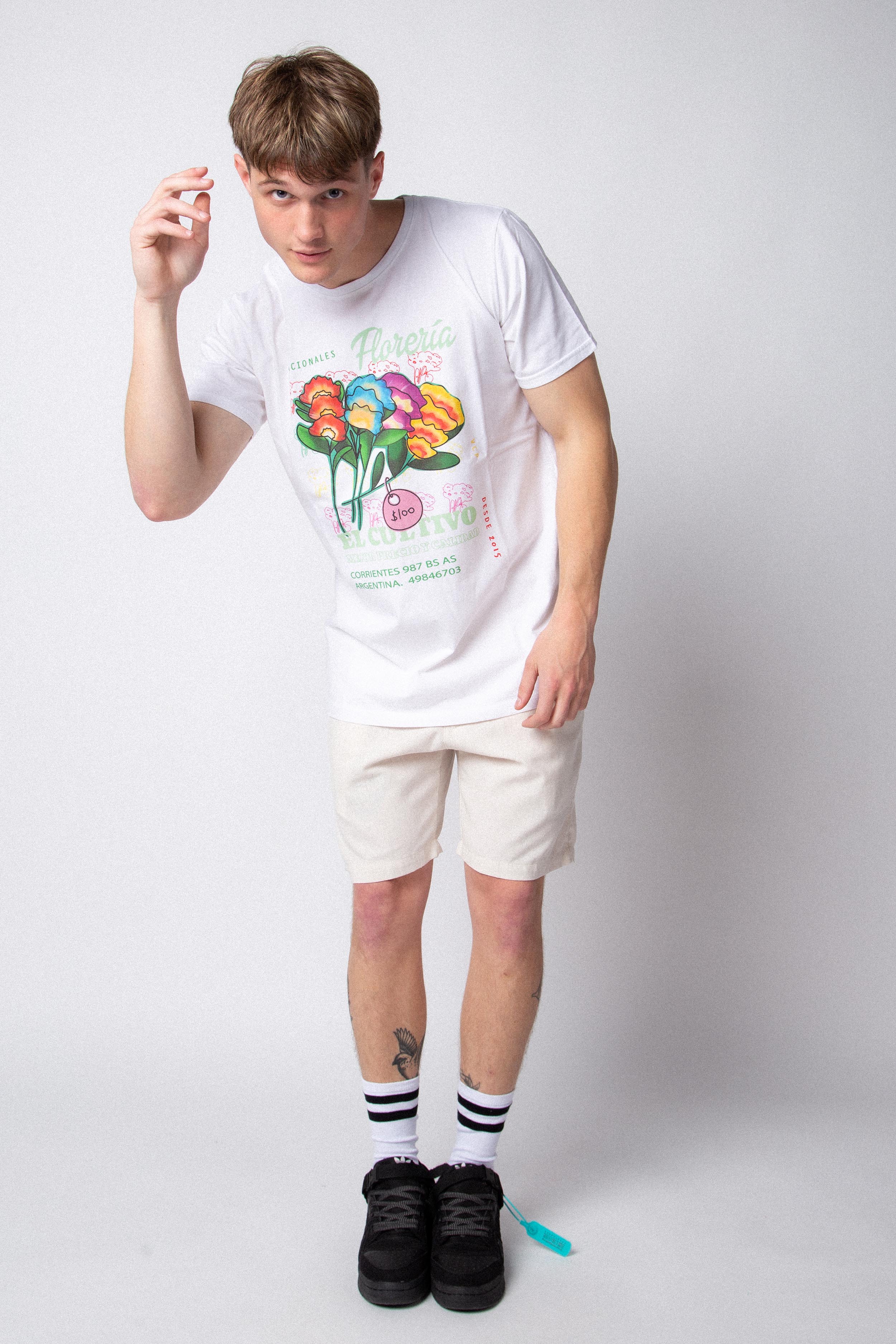 Remera AG Cultivo Blanca