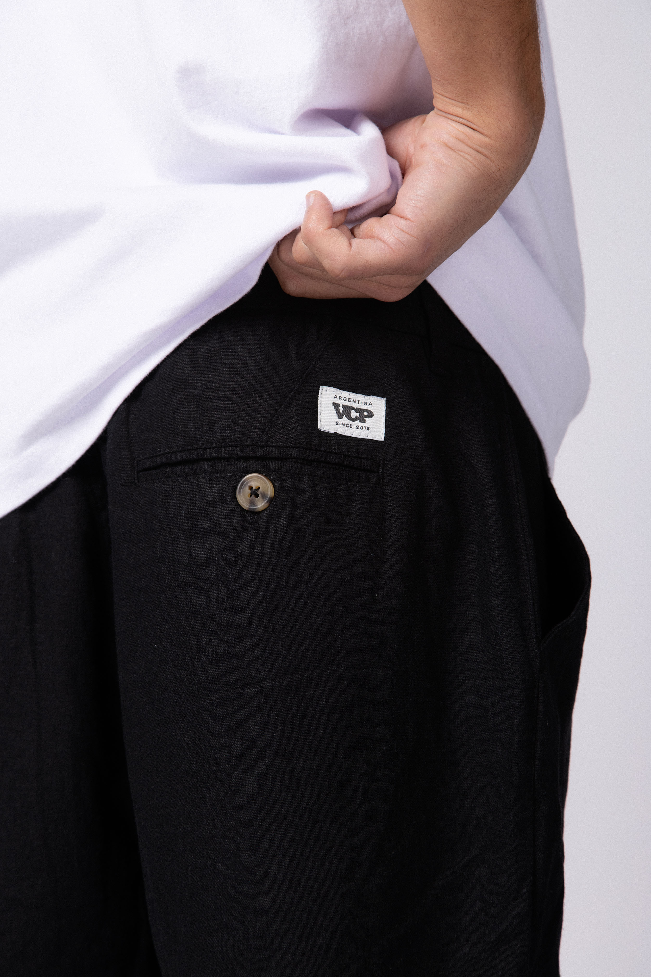 Bermuda Lino Thim Negra