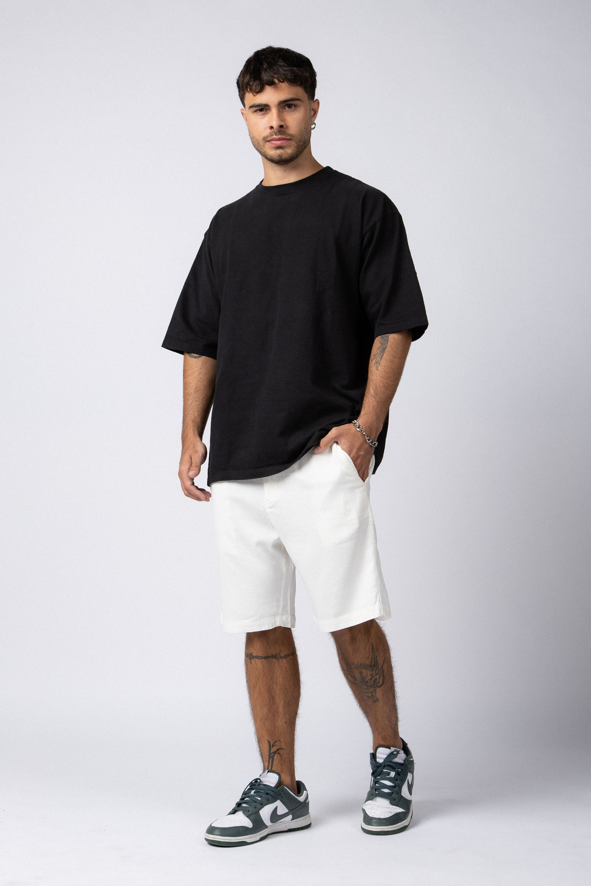 Bermuda Lino Steel Crudo