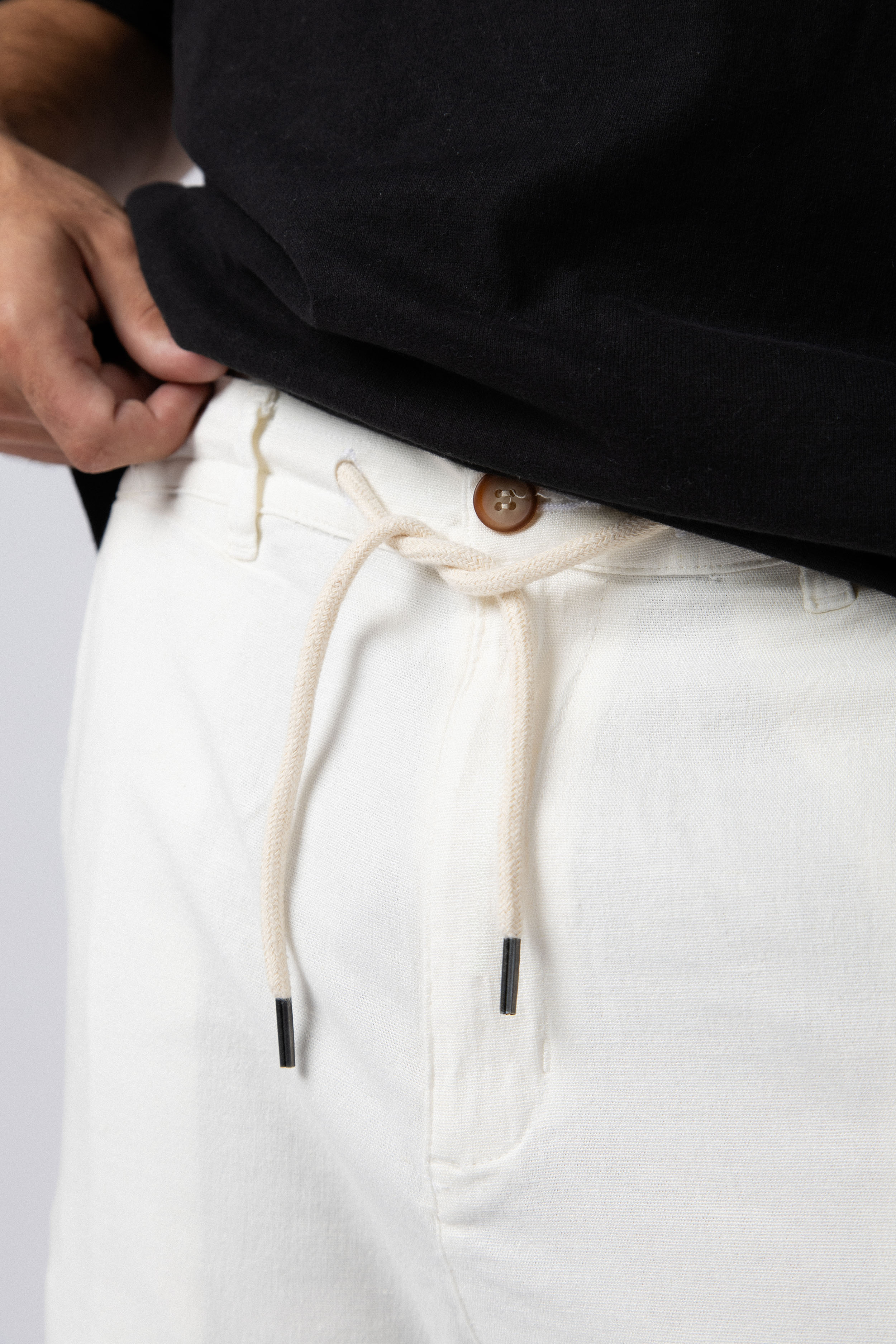 Bermuda Lino Steel Crudo