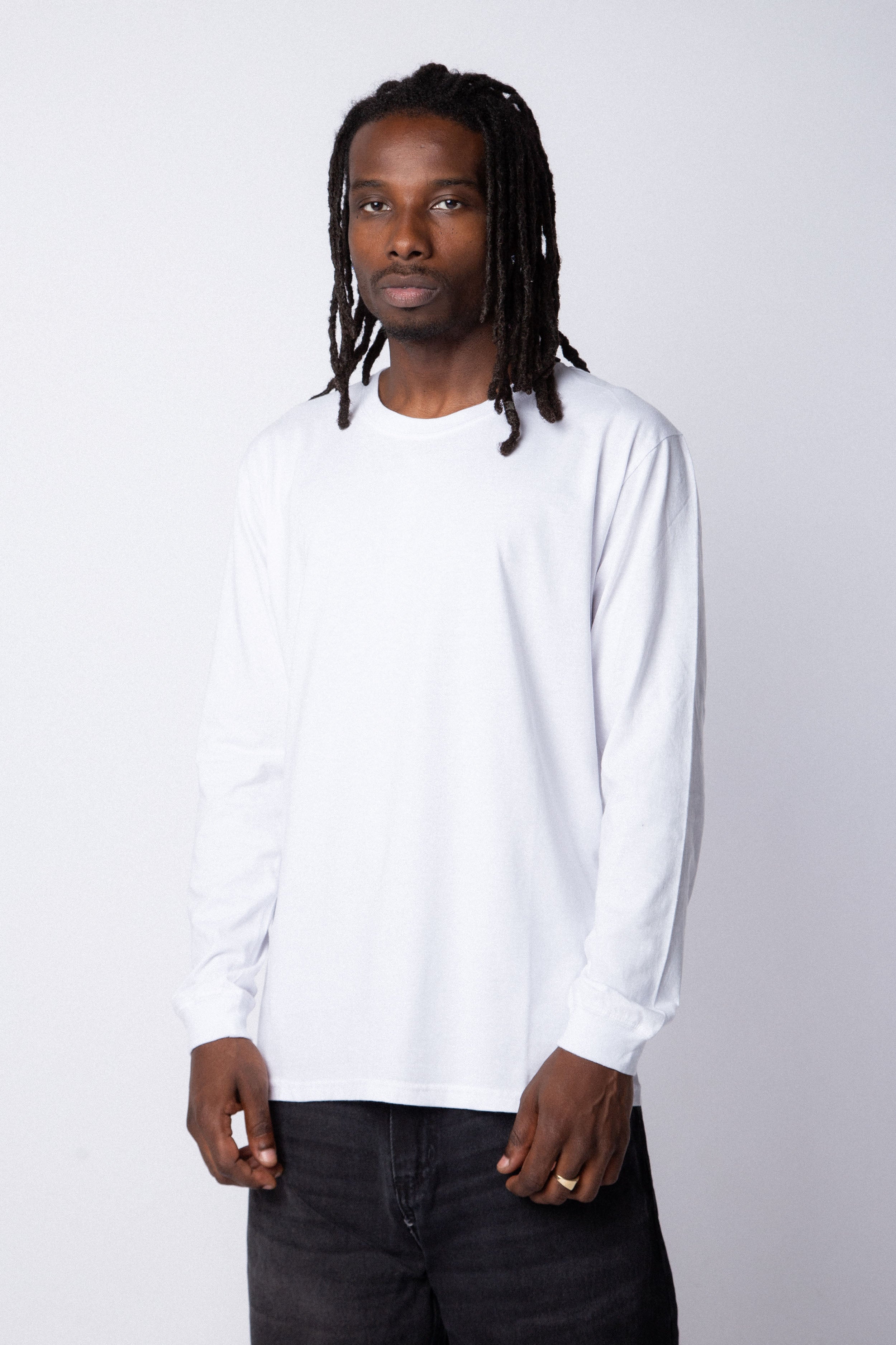 Remera Manga Larga Adam Blanca