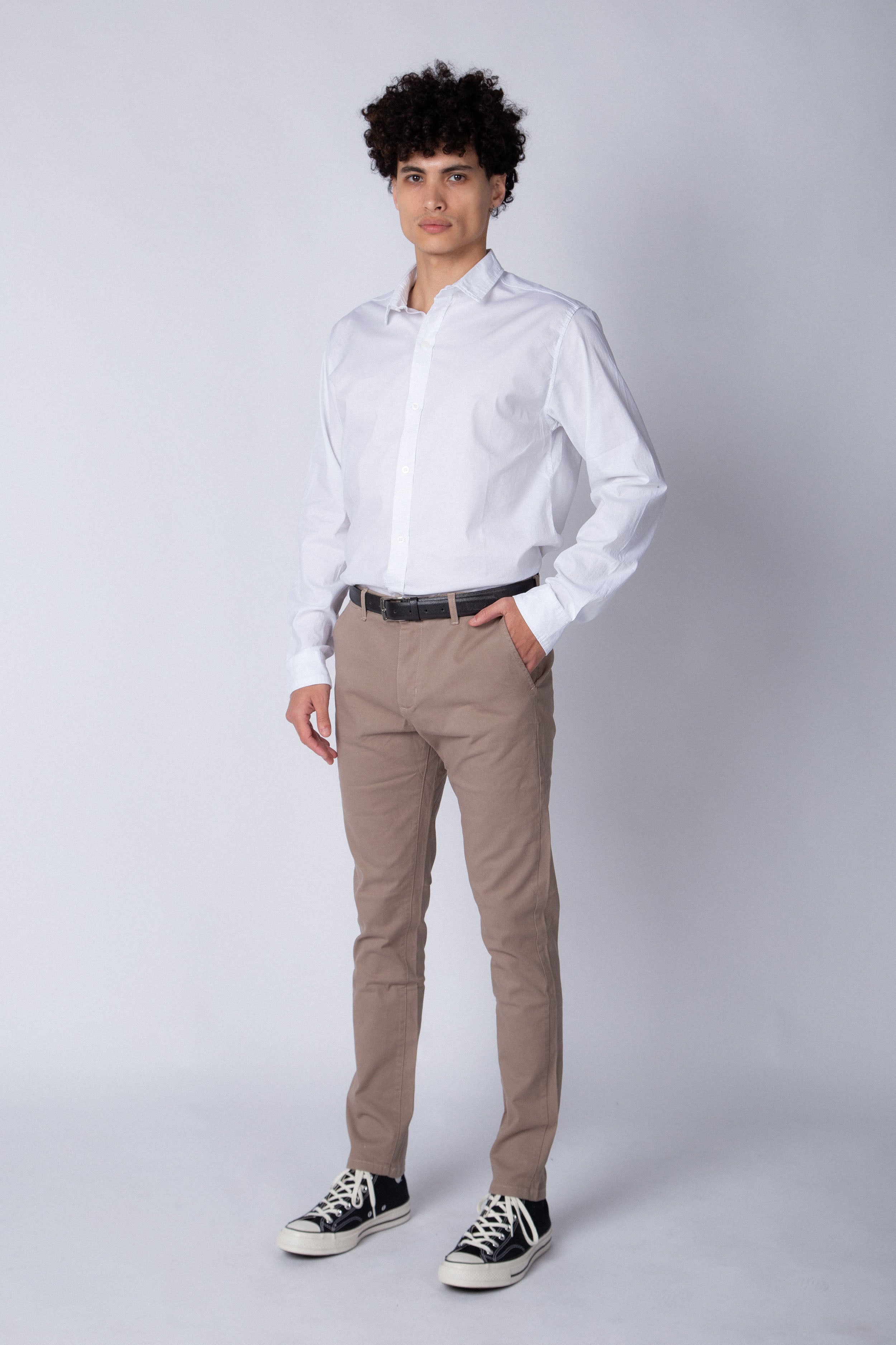 Camisa Manga Larga Clasica Blanca