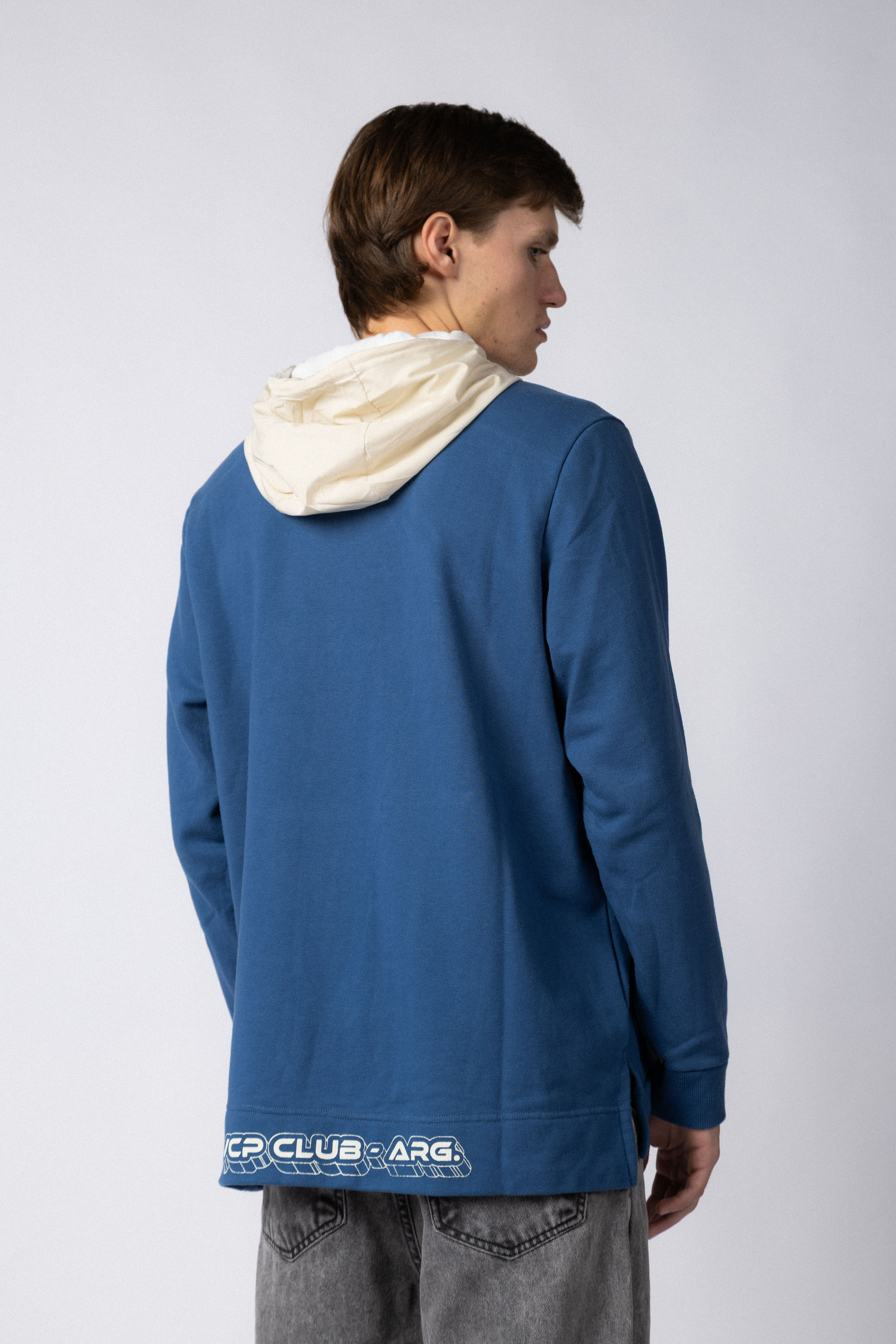 Buzo Canguro Bering Azul