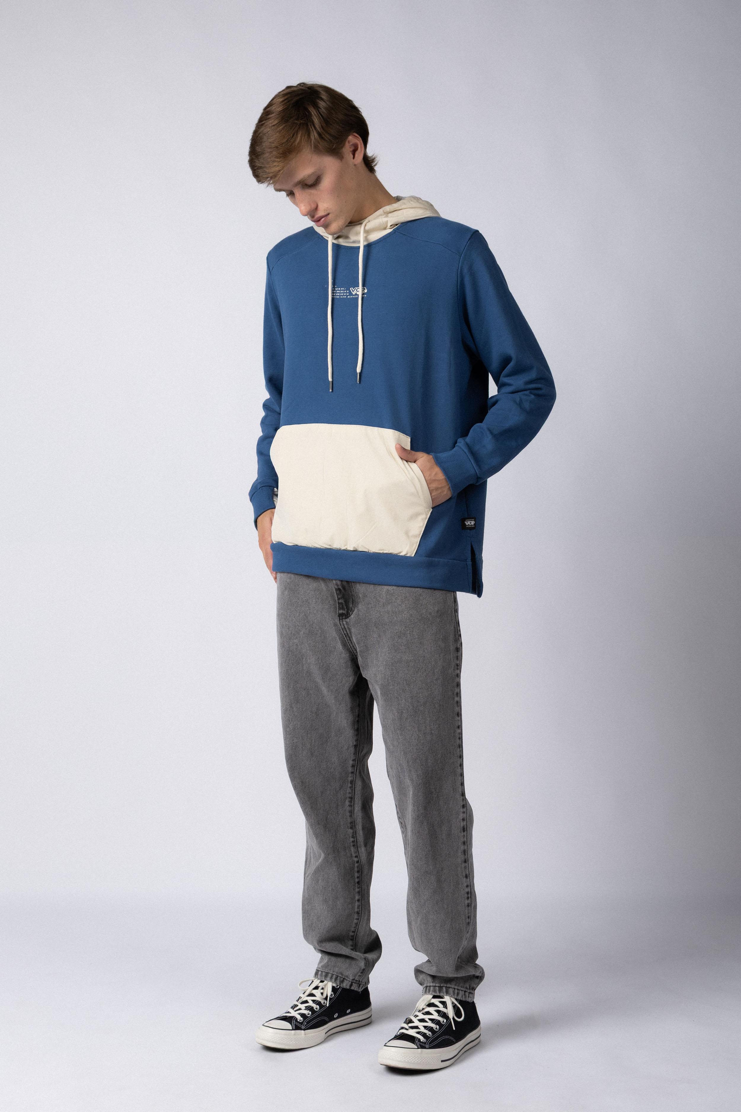 Buzo Canguro Bering Azul