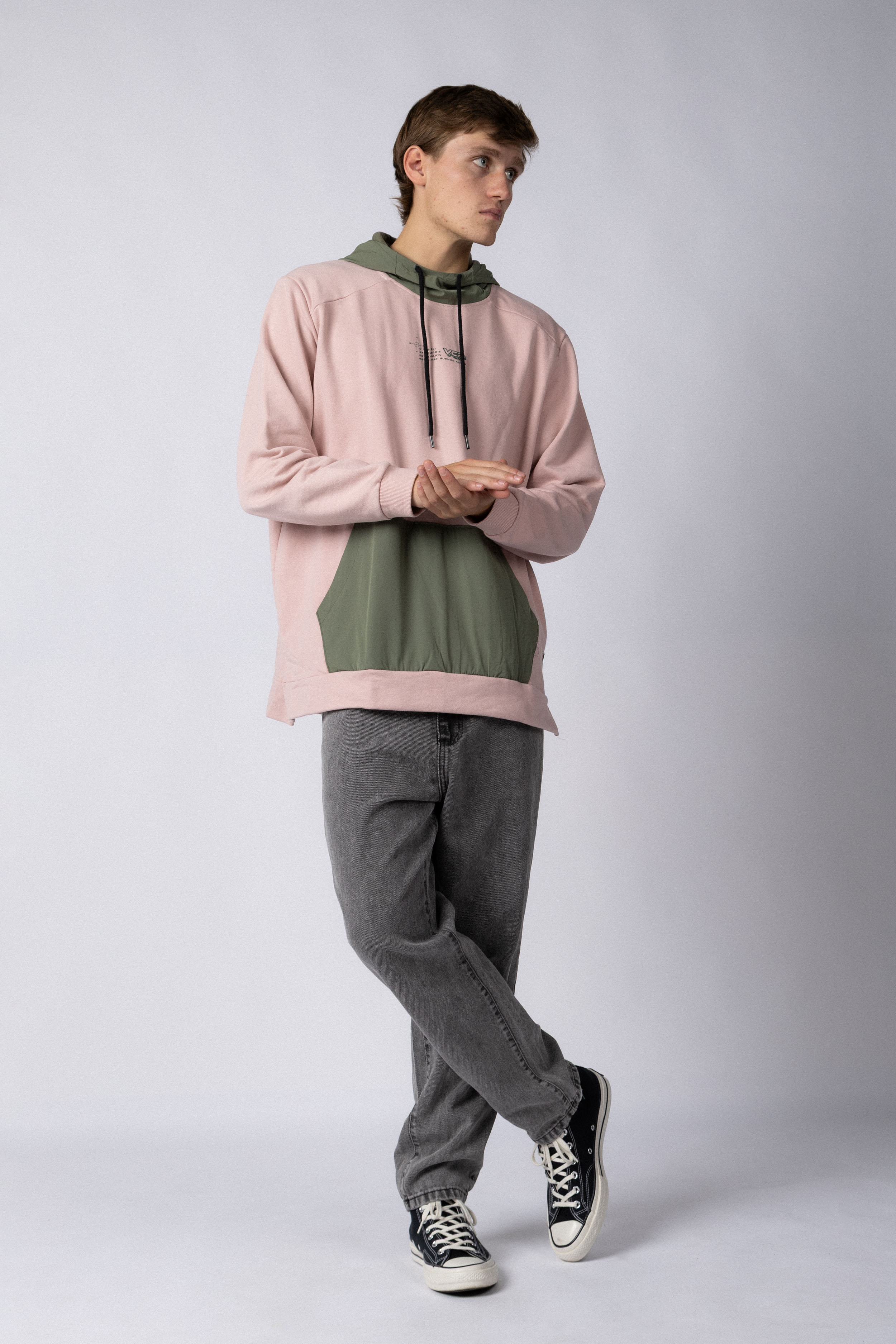 Buzo Canguro Bering Rosa