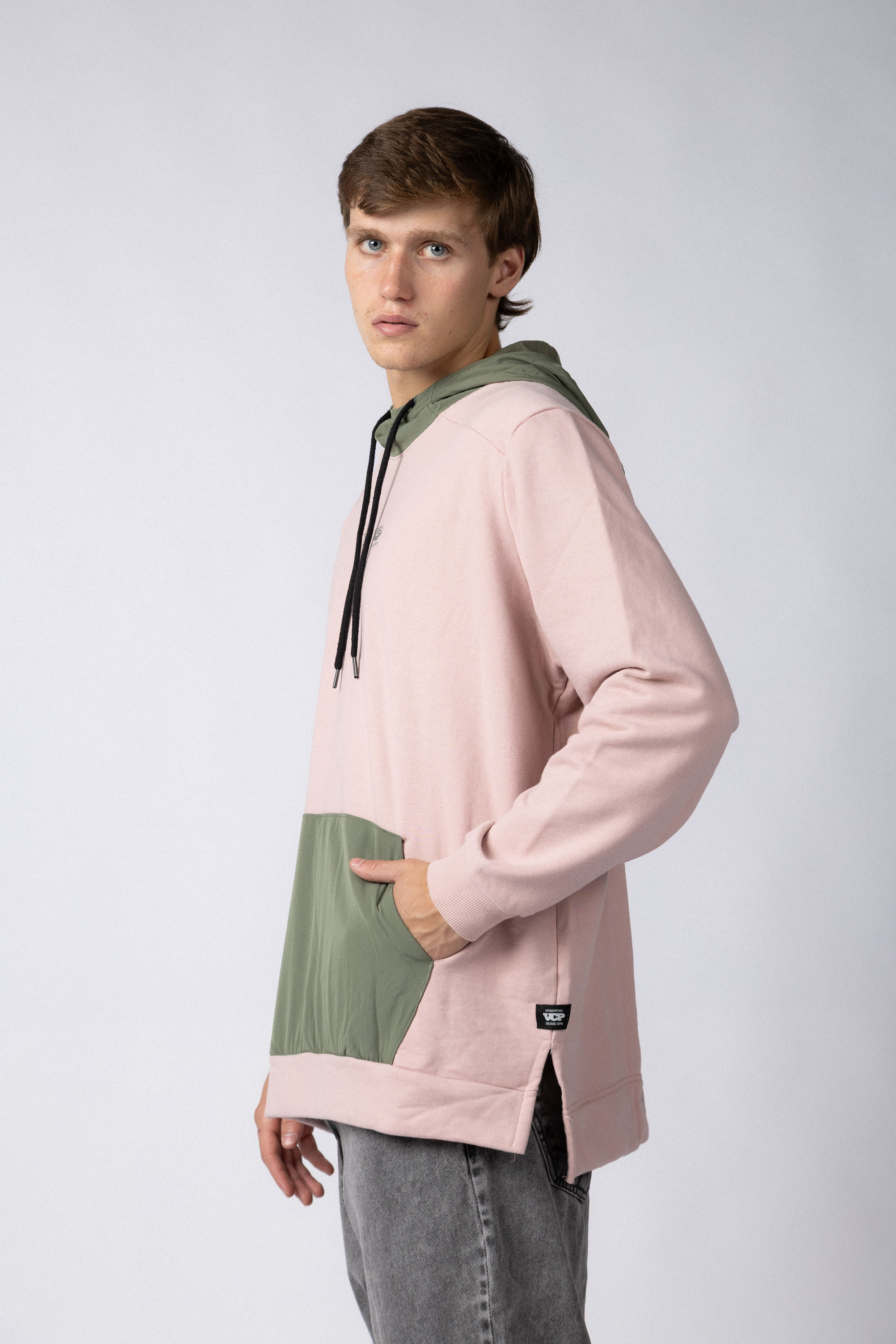 Buzo Canguro Bering Rosa