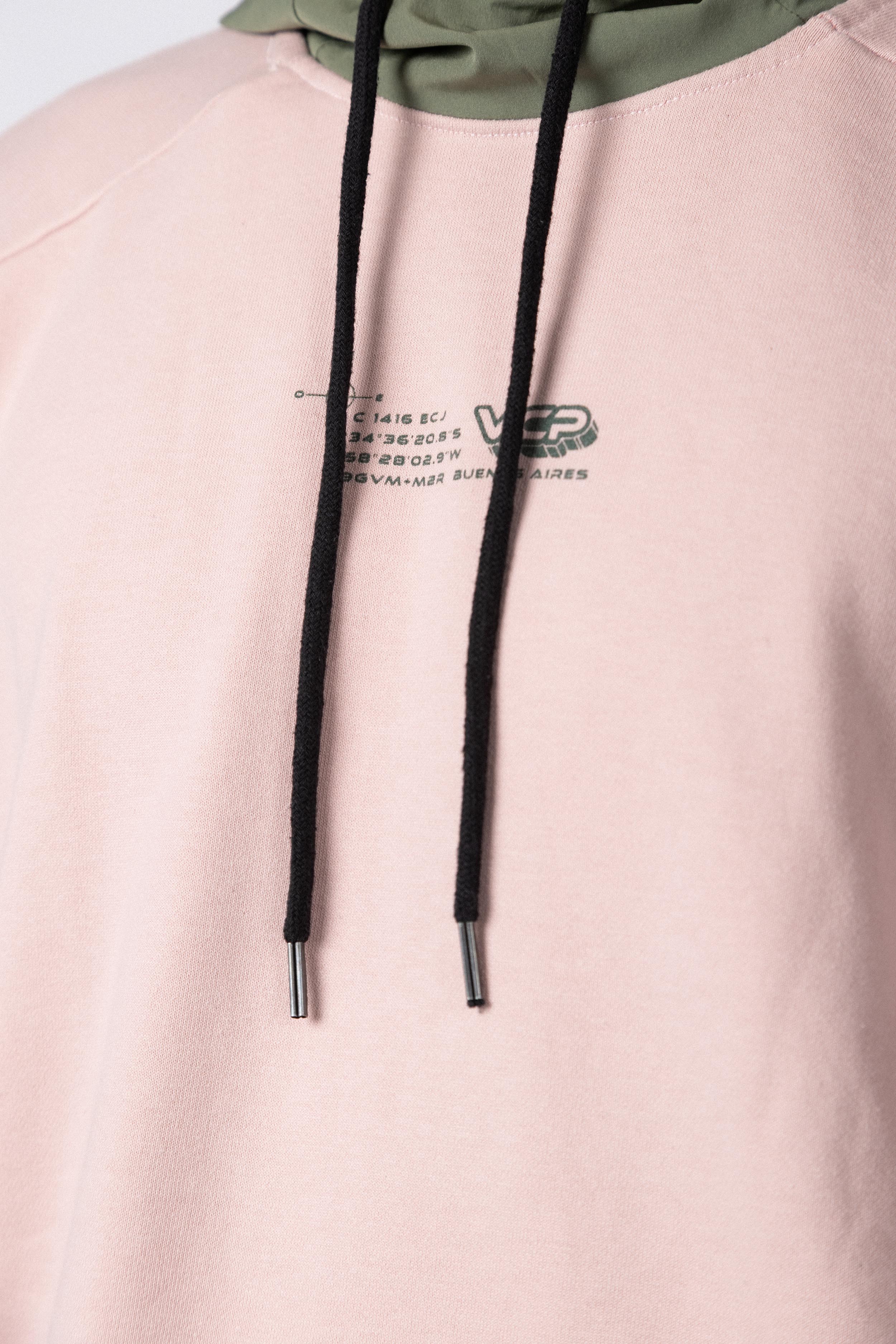 Buzo Canguro Bering Rosa