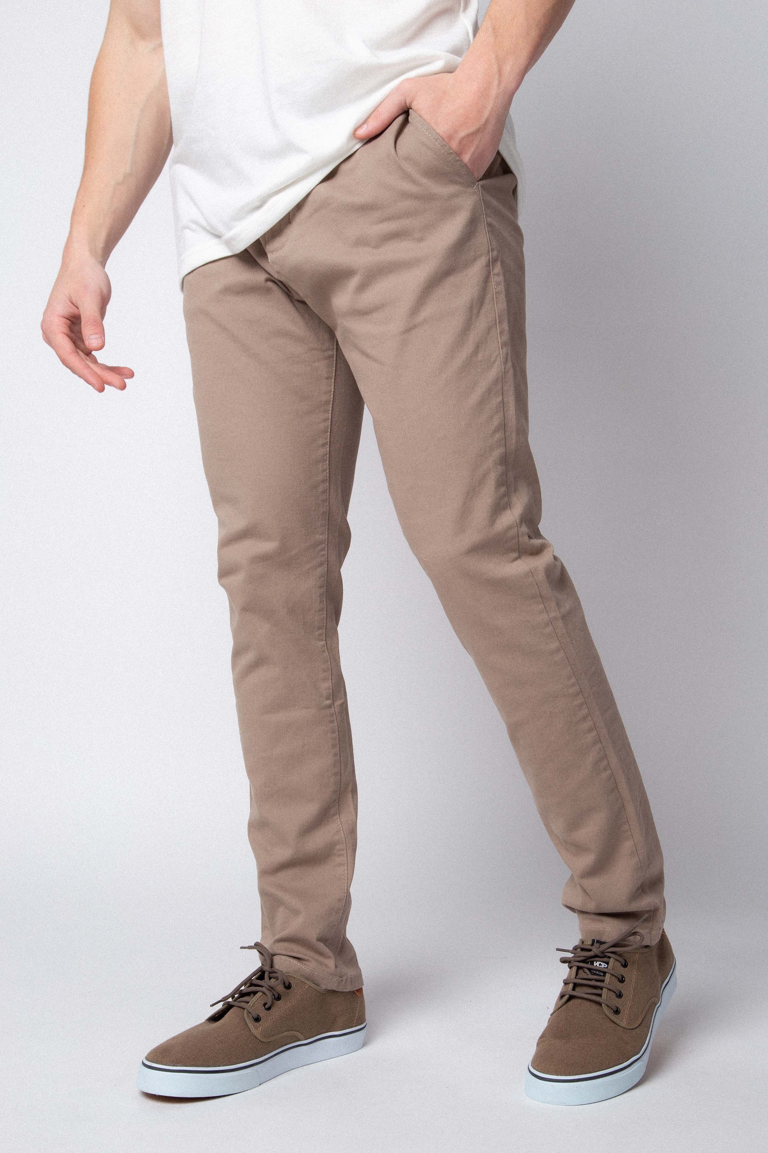 Zapato Pantalones Corte Chino Hombre Pantalón Ajustado Hombre