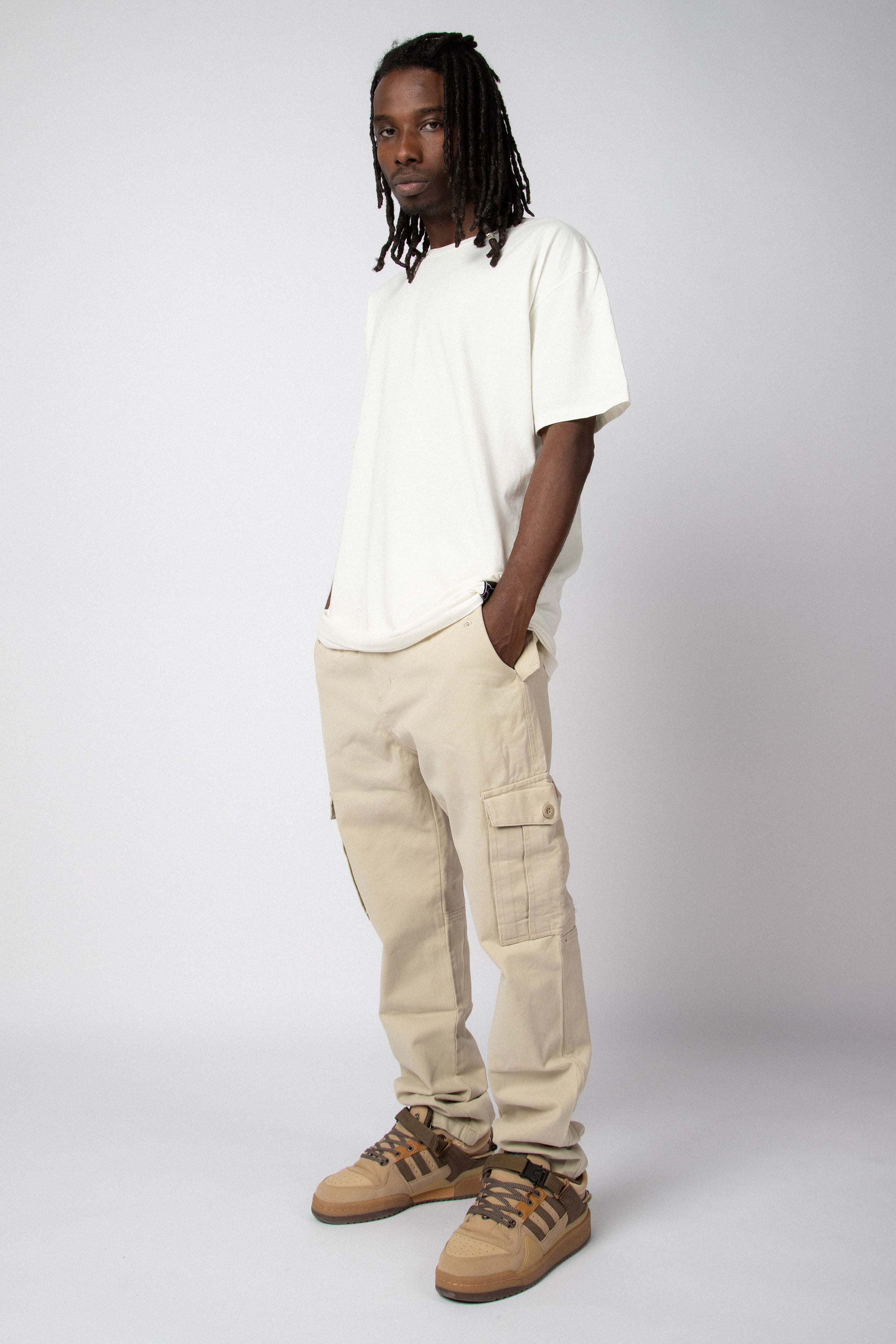 Pantalón Cargo Branko Beige