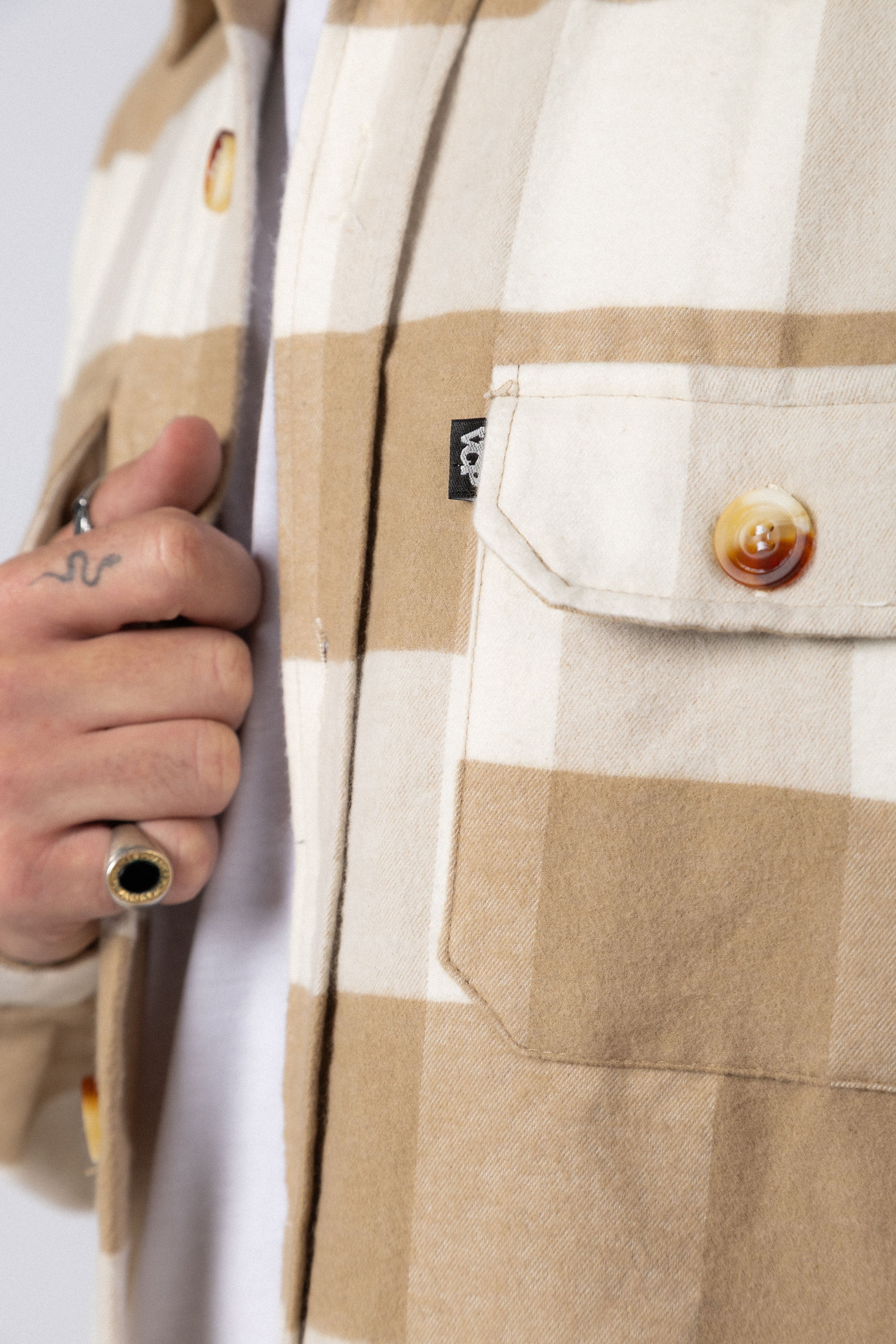 Camisaco Traful Beige