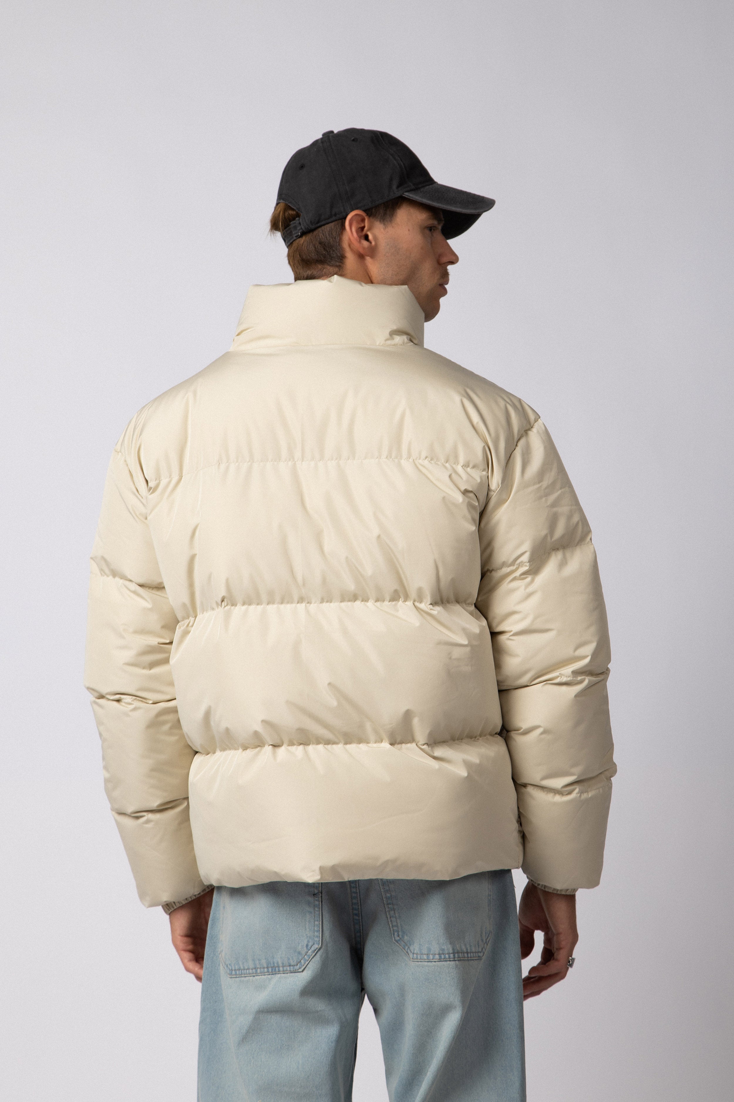 Campera Puffer Cronos Beige