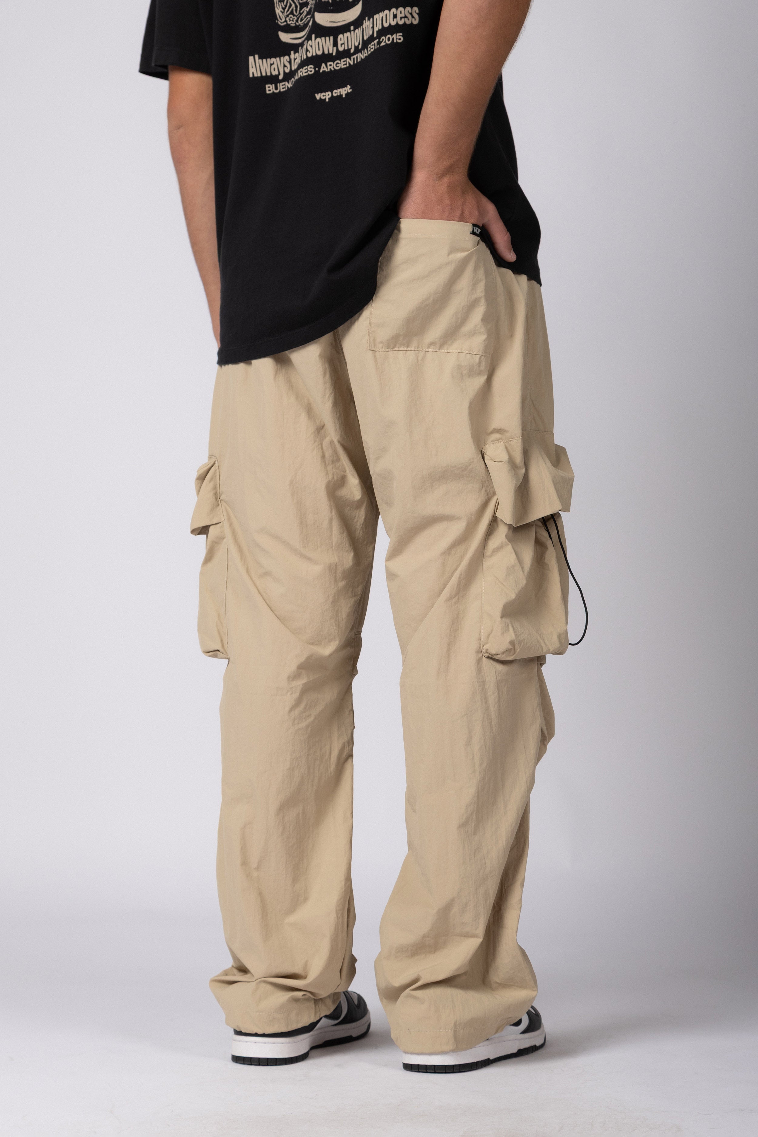 Pantalon Cargo Baggy Hardy Beige