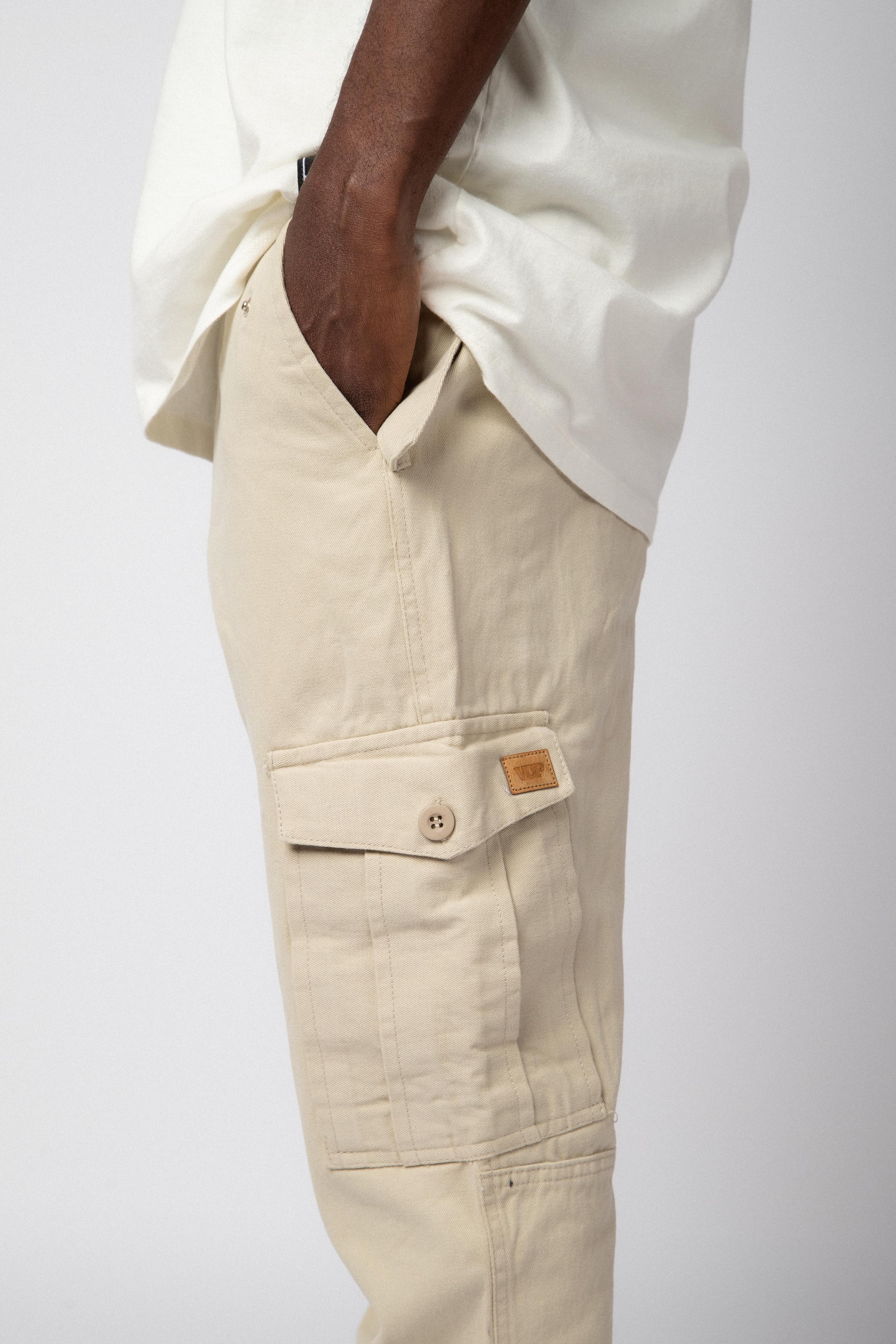 Pantalón Cargo Branko Beige