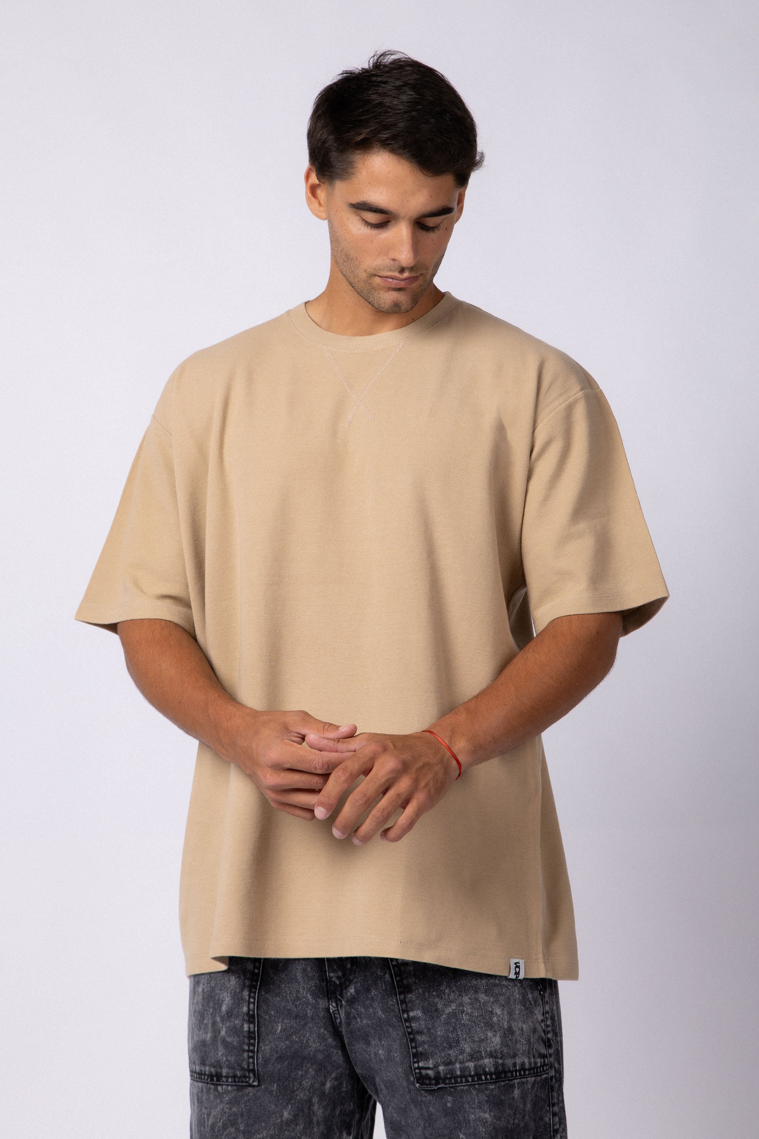 Remera Over Fylo Beige