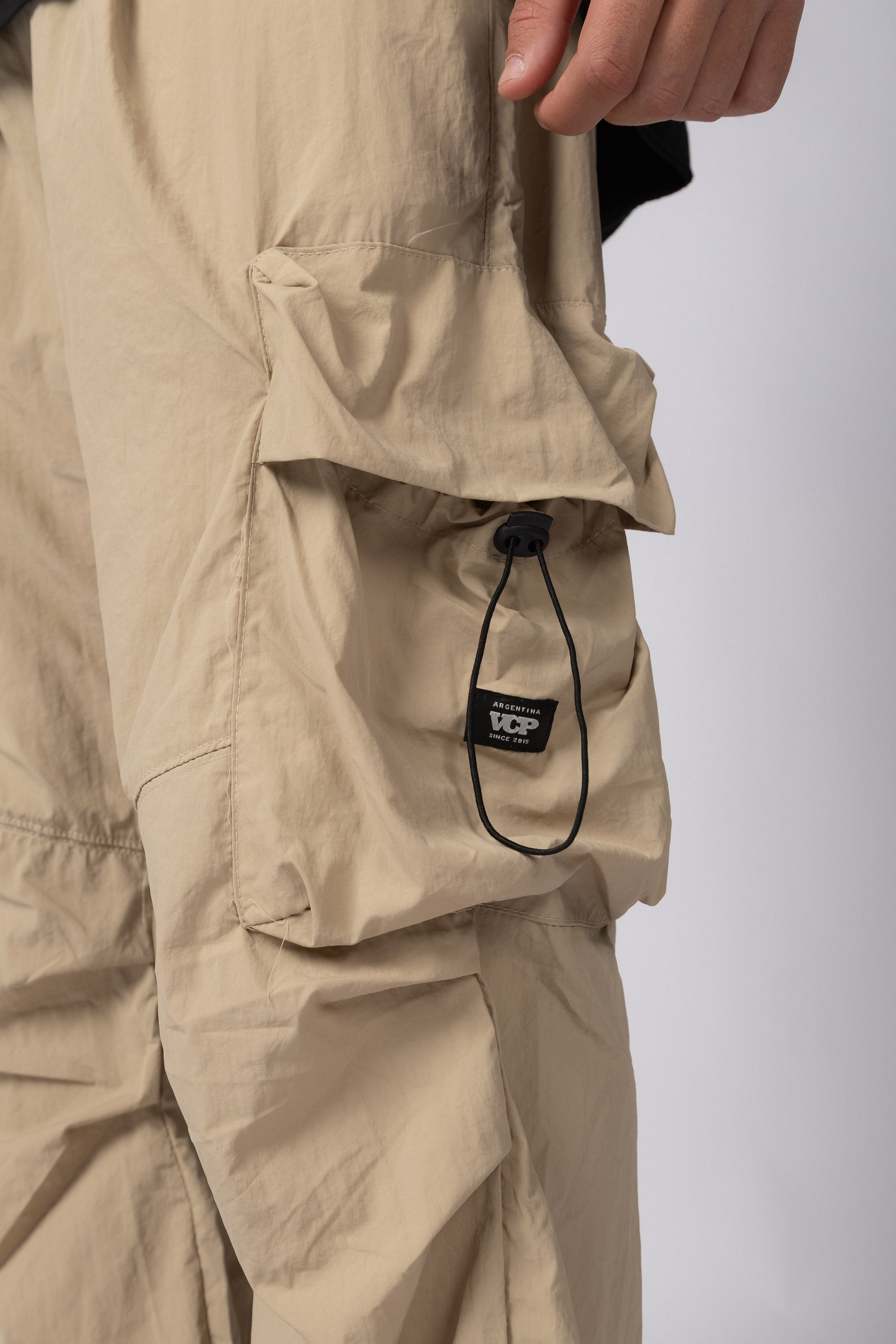Pantalon Cargo Baggy Hardy Beige