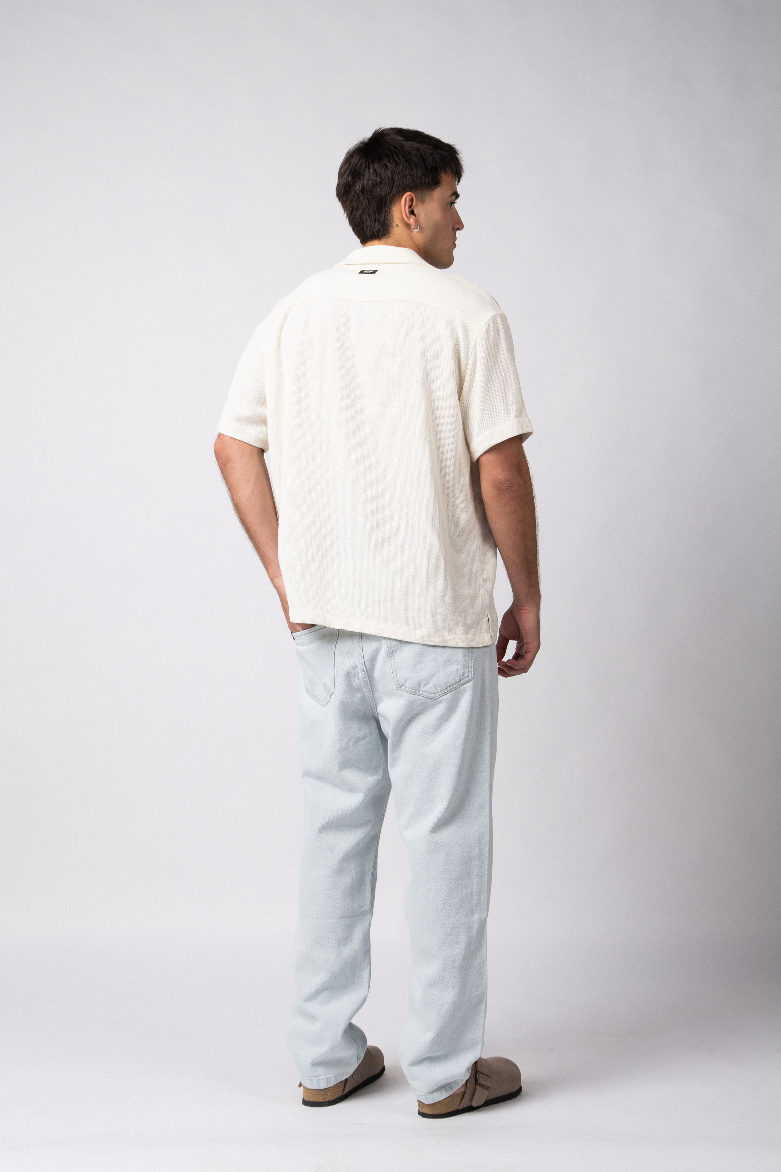 Camisa Manga Corta Lino Mont Blanca