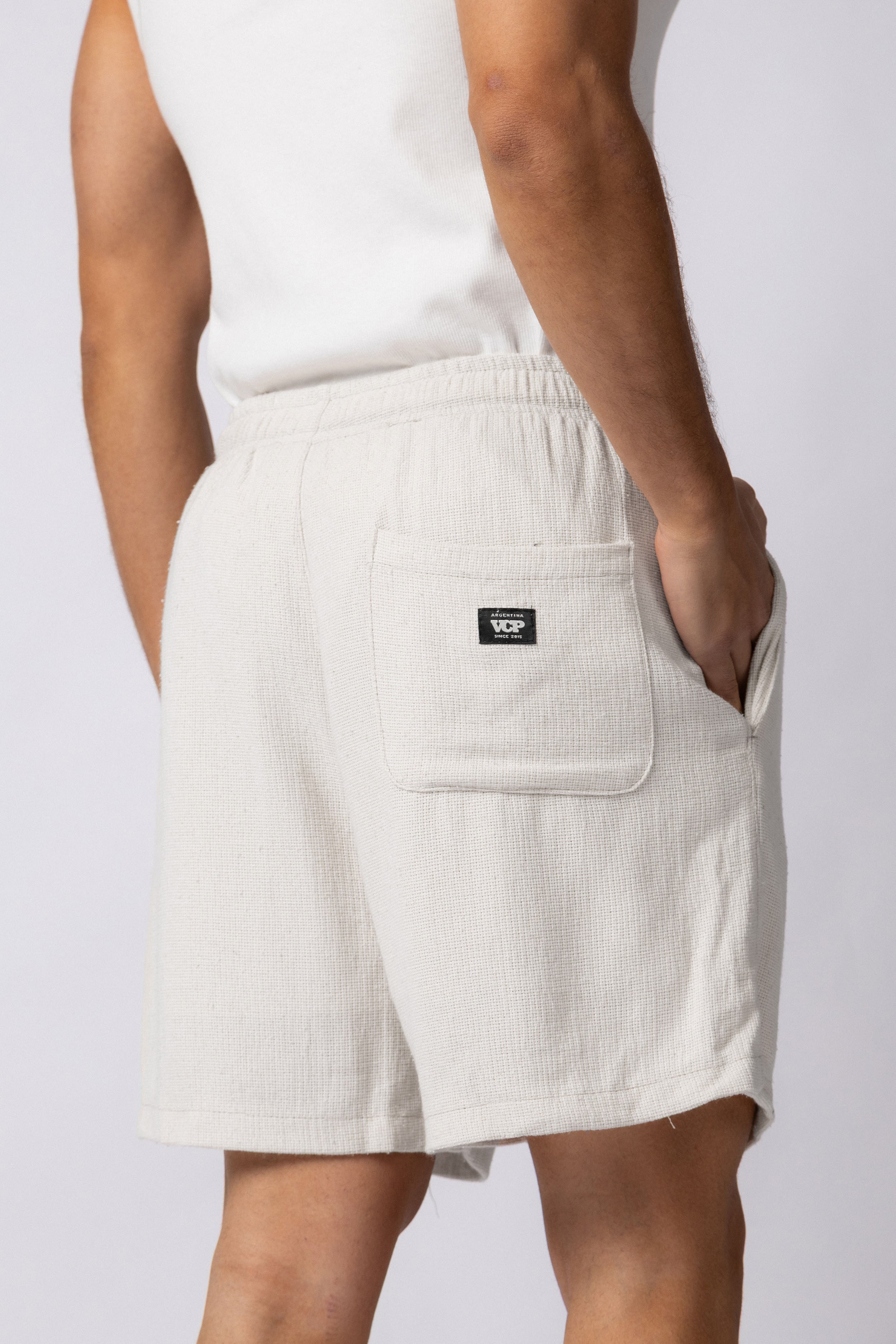 Bermuda Lino Fox Blanca