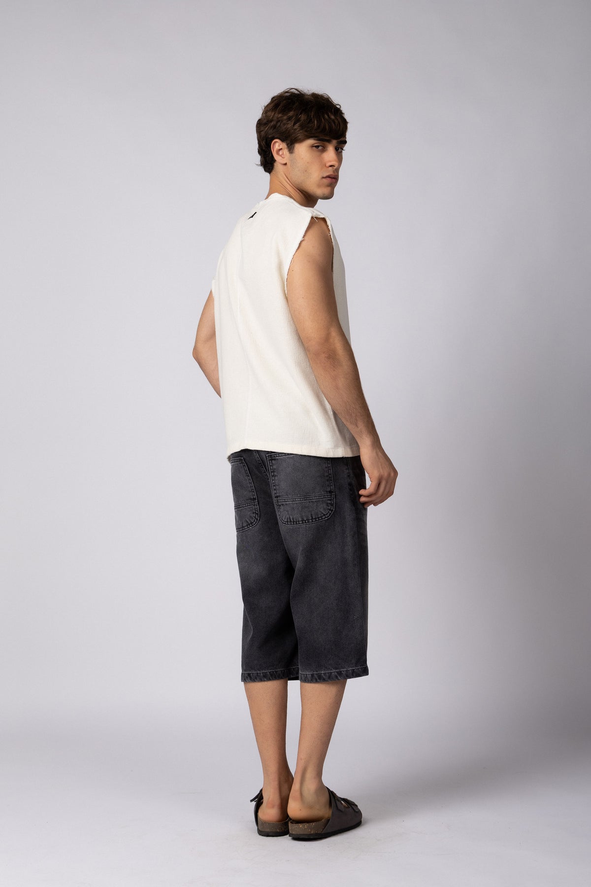 Musculosa Sudadera Tejida Dandy Blanca