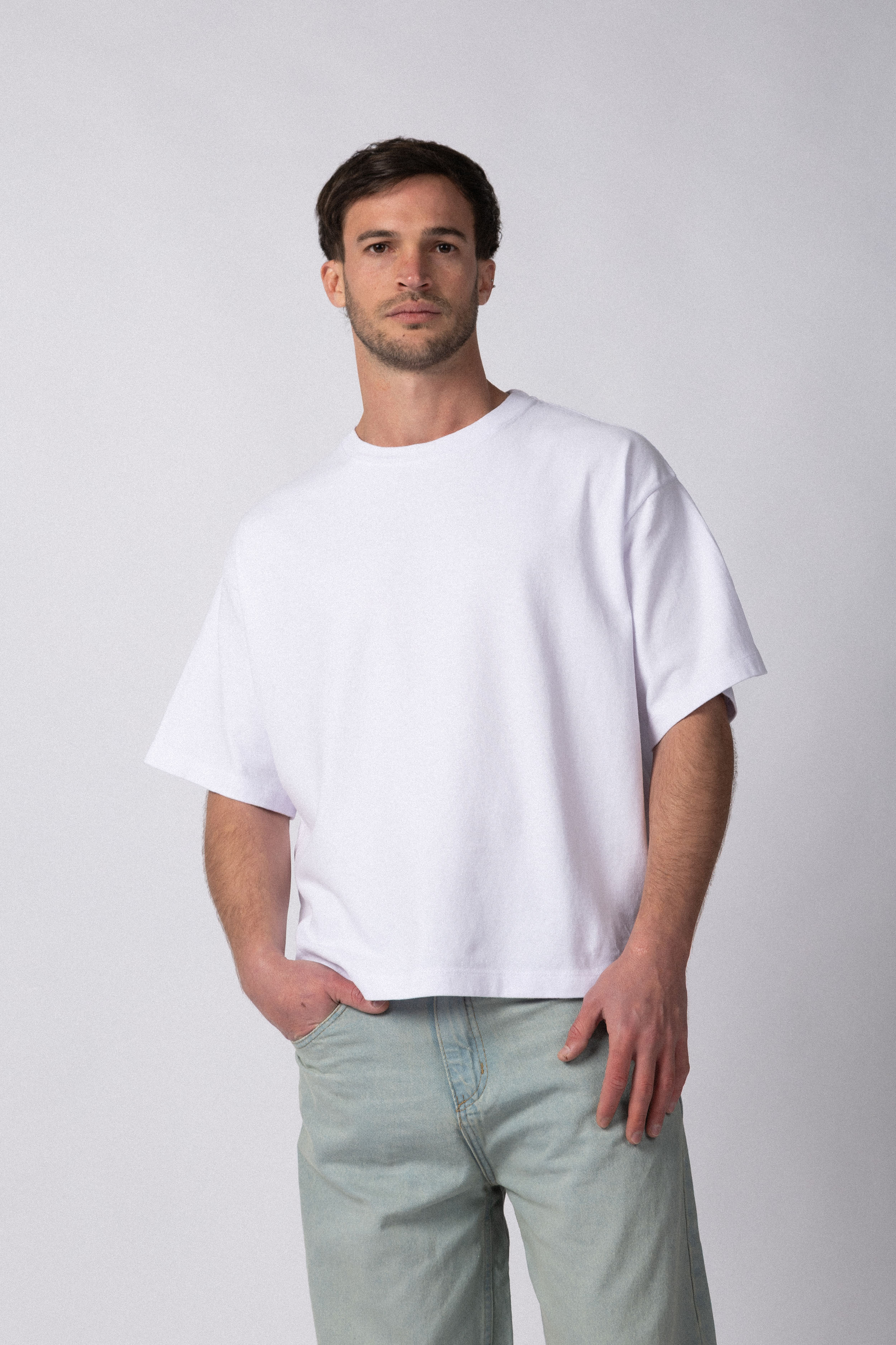 Remera Boxy Zac Blanca
