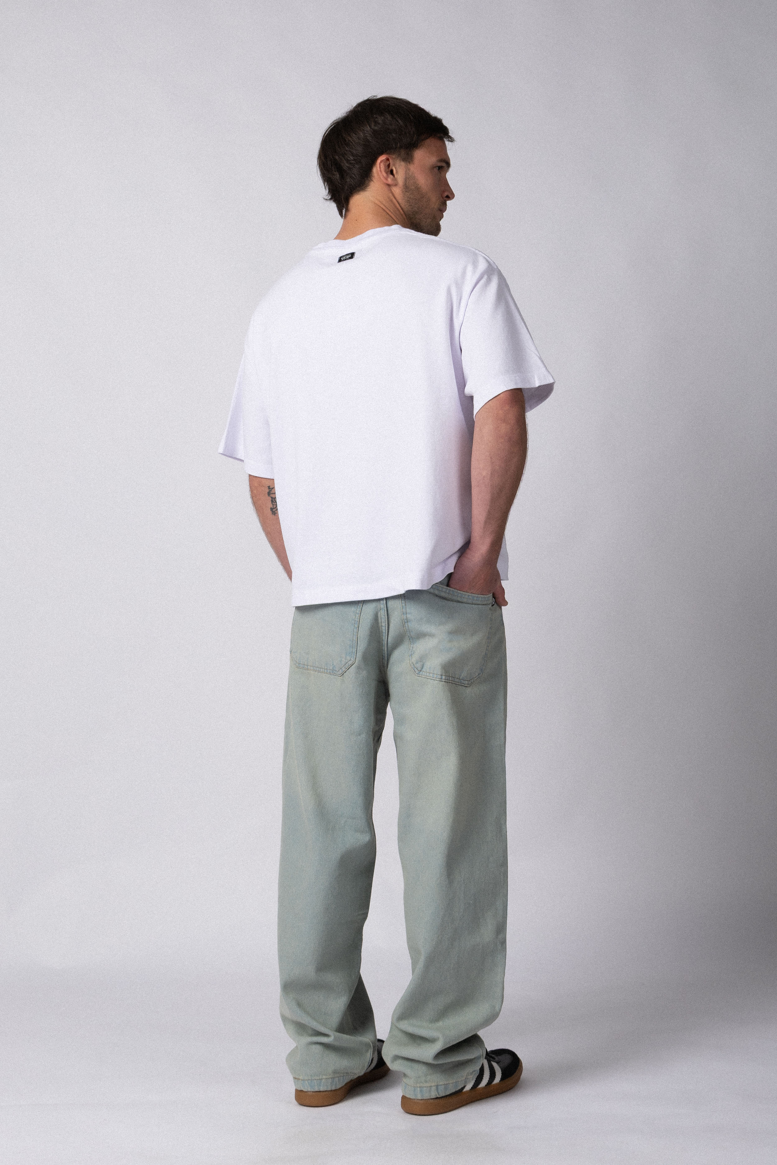 Remera Boxy Zac Blanca