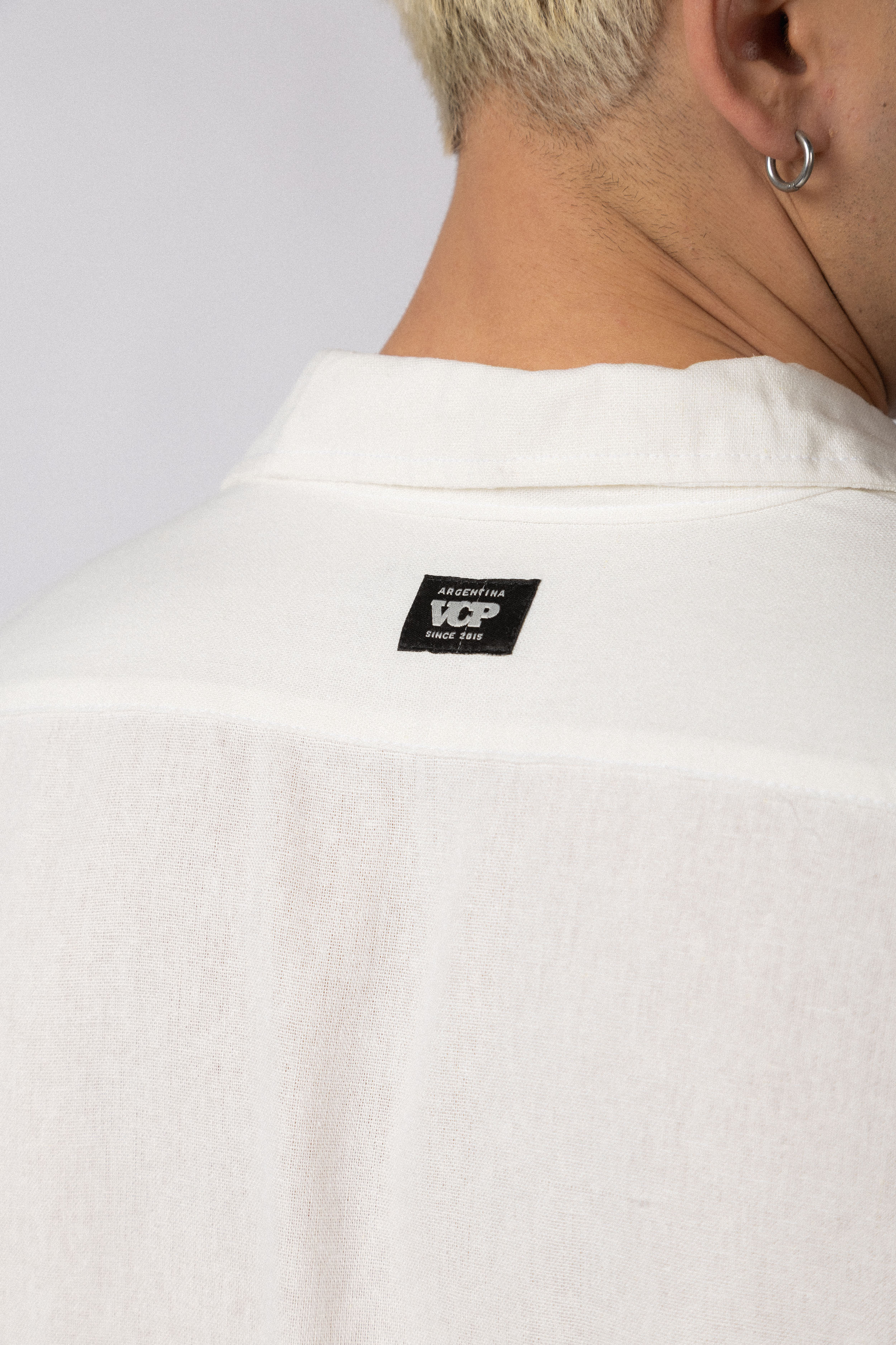 Camisa Manga Larga Lino Raze Blanca