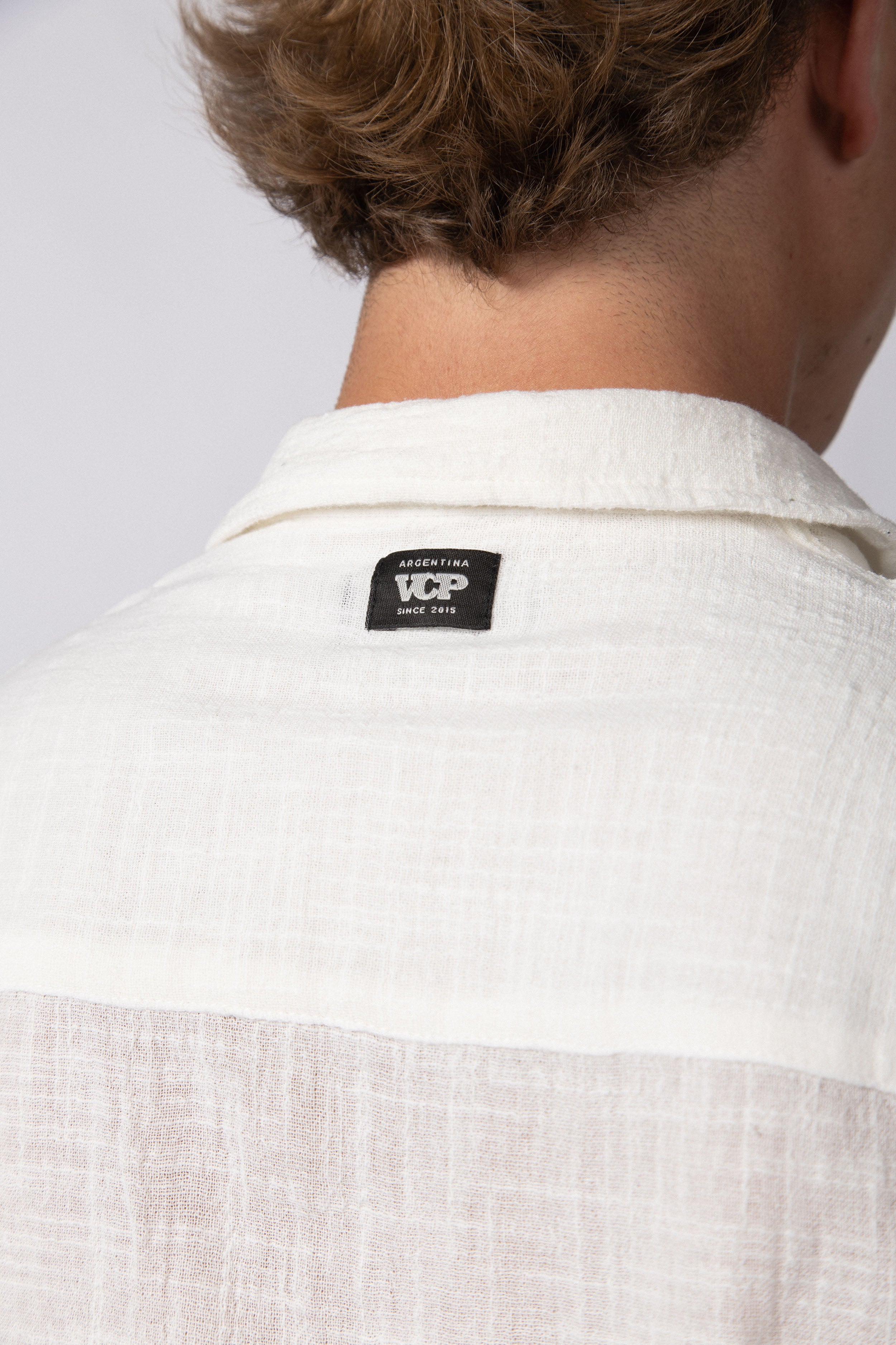 Camisa Manga Corta Lino Kara Blanca