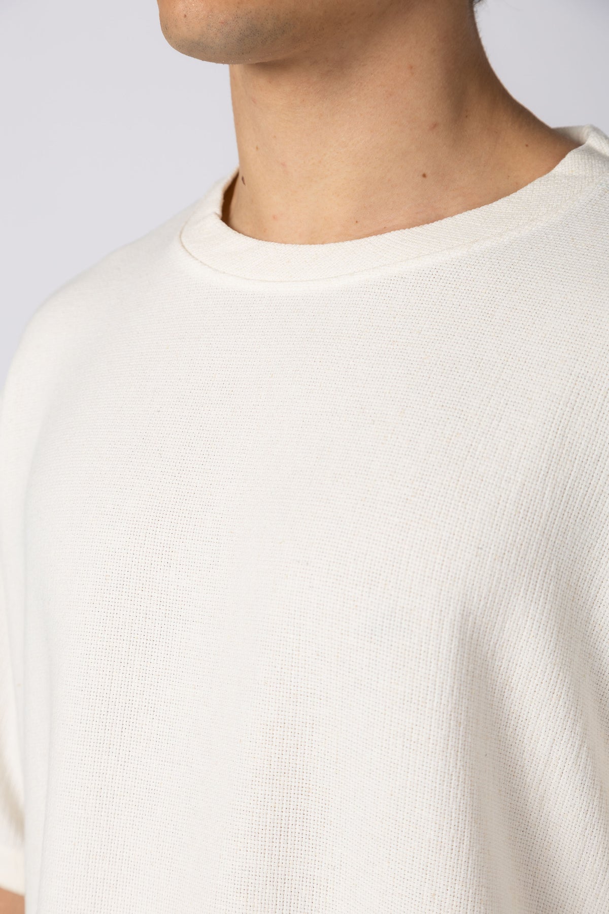 Remera Over Lino Rivo Blanca