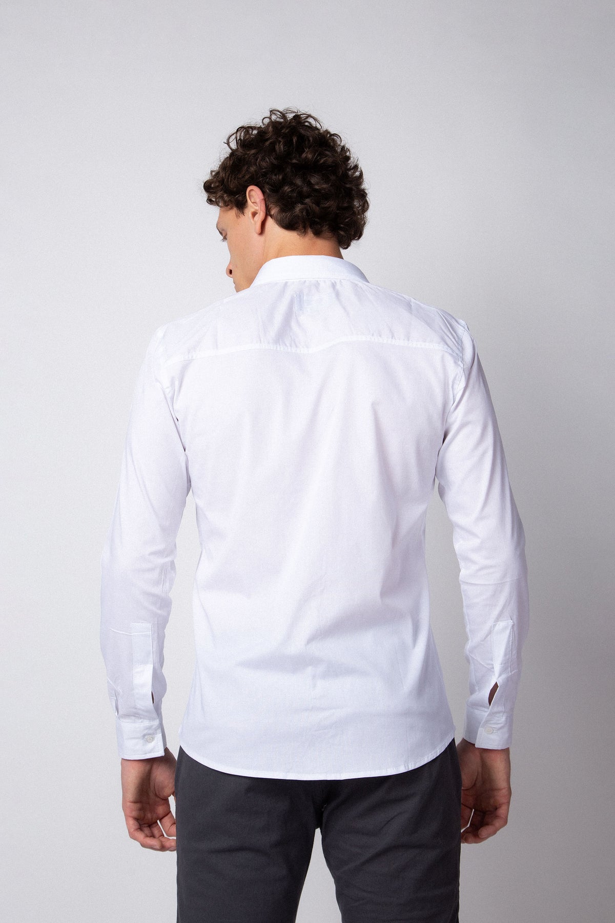 Camisa Manga Larga Base Blanca
