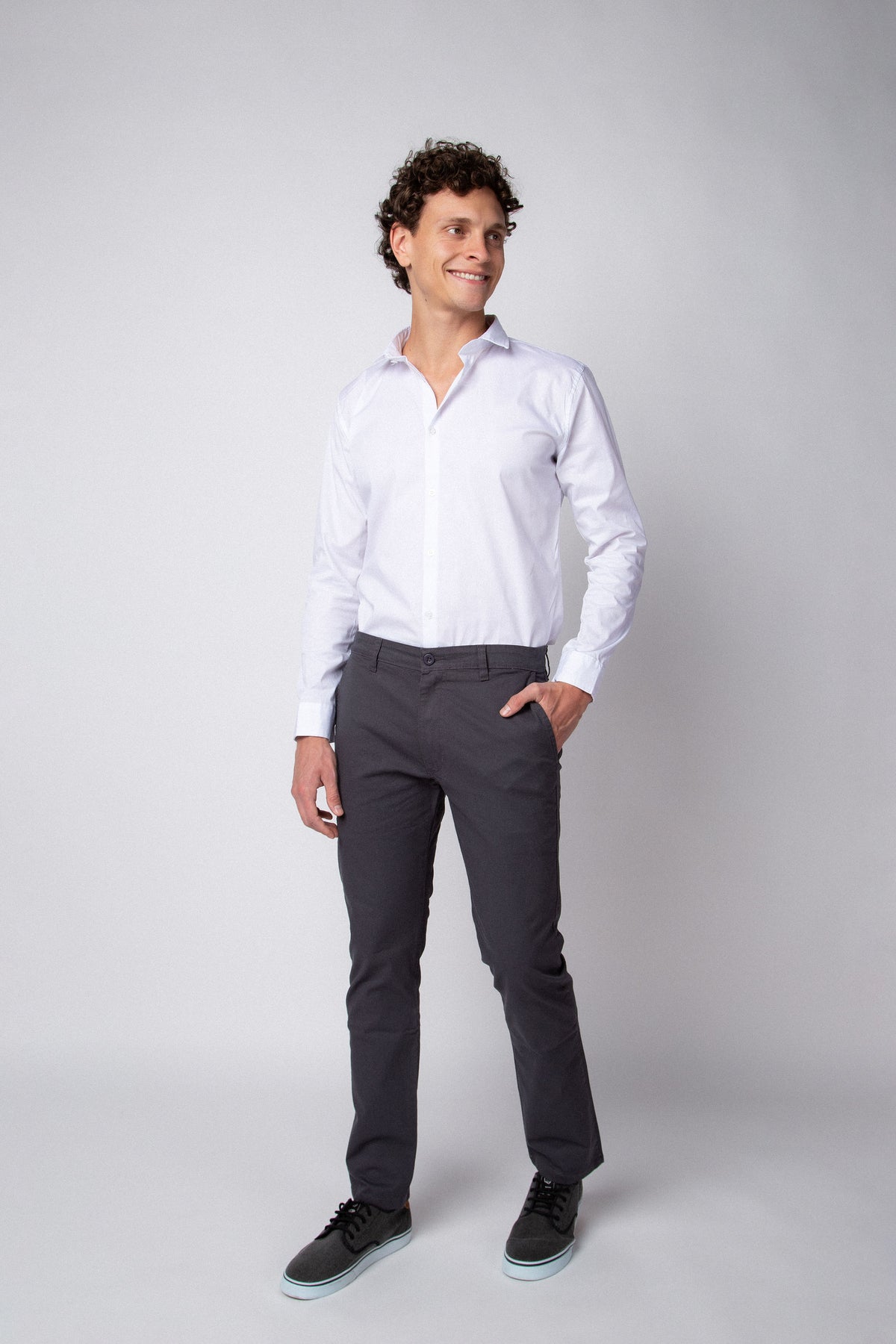 Camisa Manga Larga Base Blanca