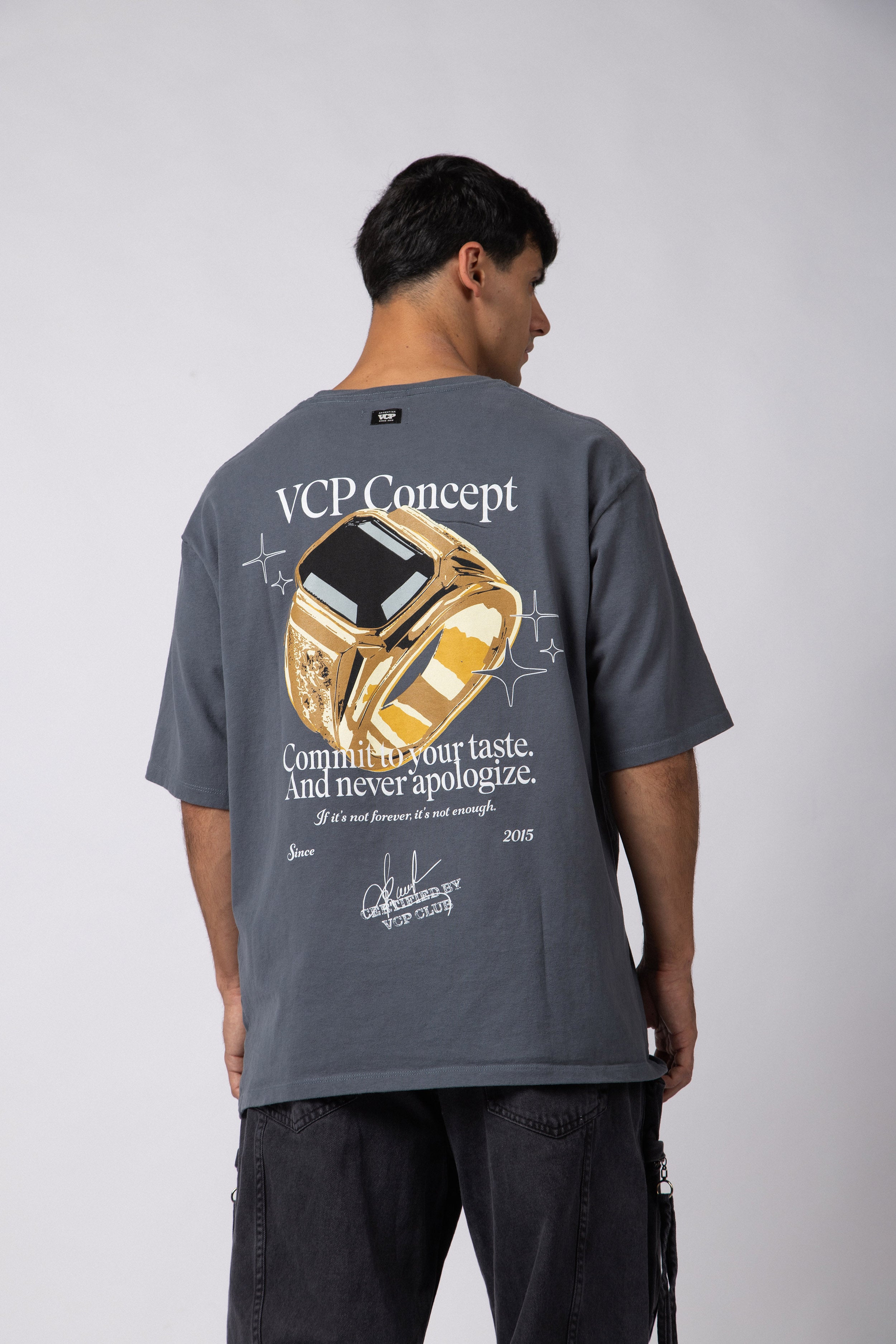 Remera Over Rhy Bling Navy