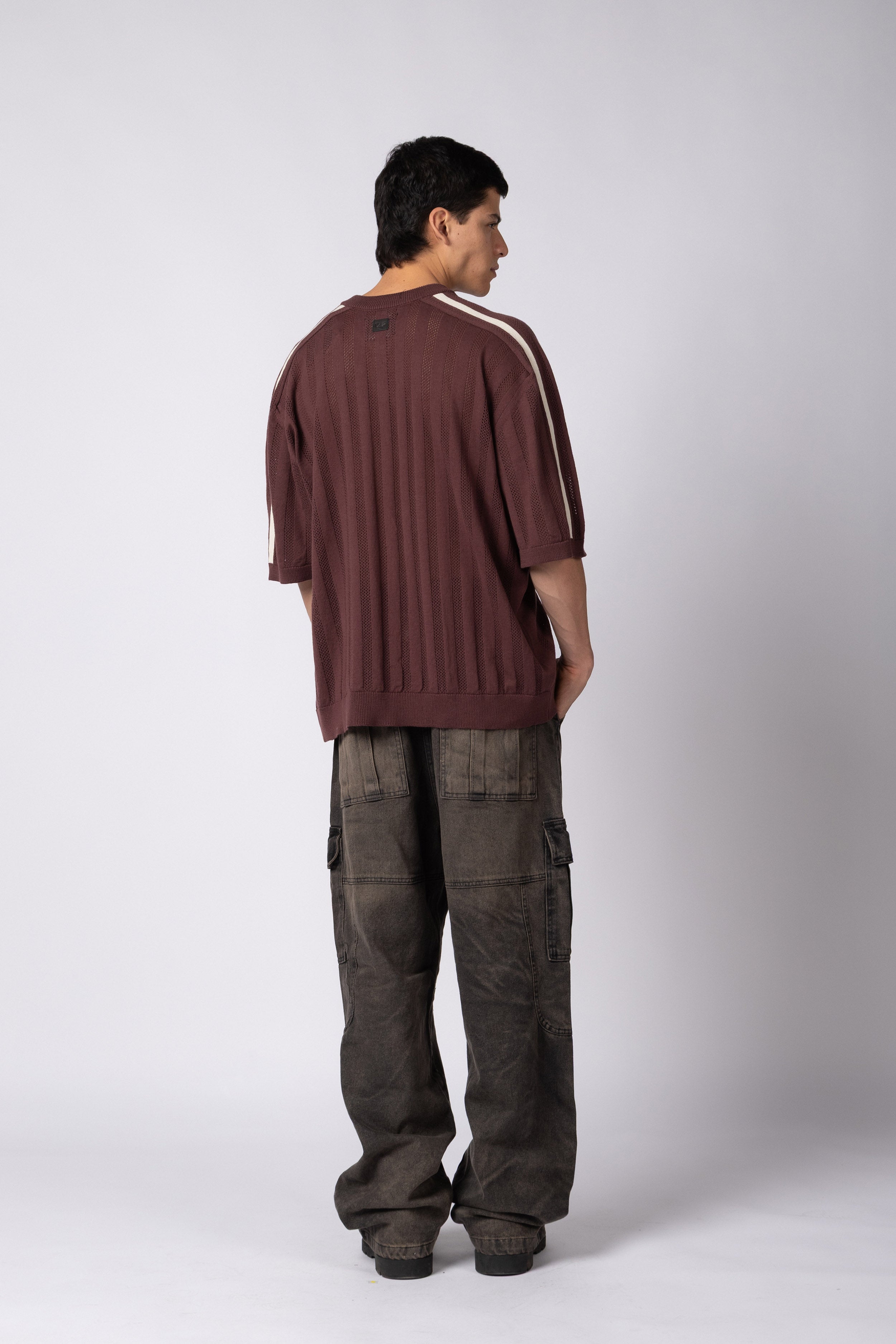 Remera Tejida Sport Bordo