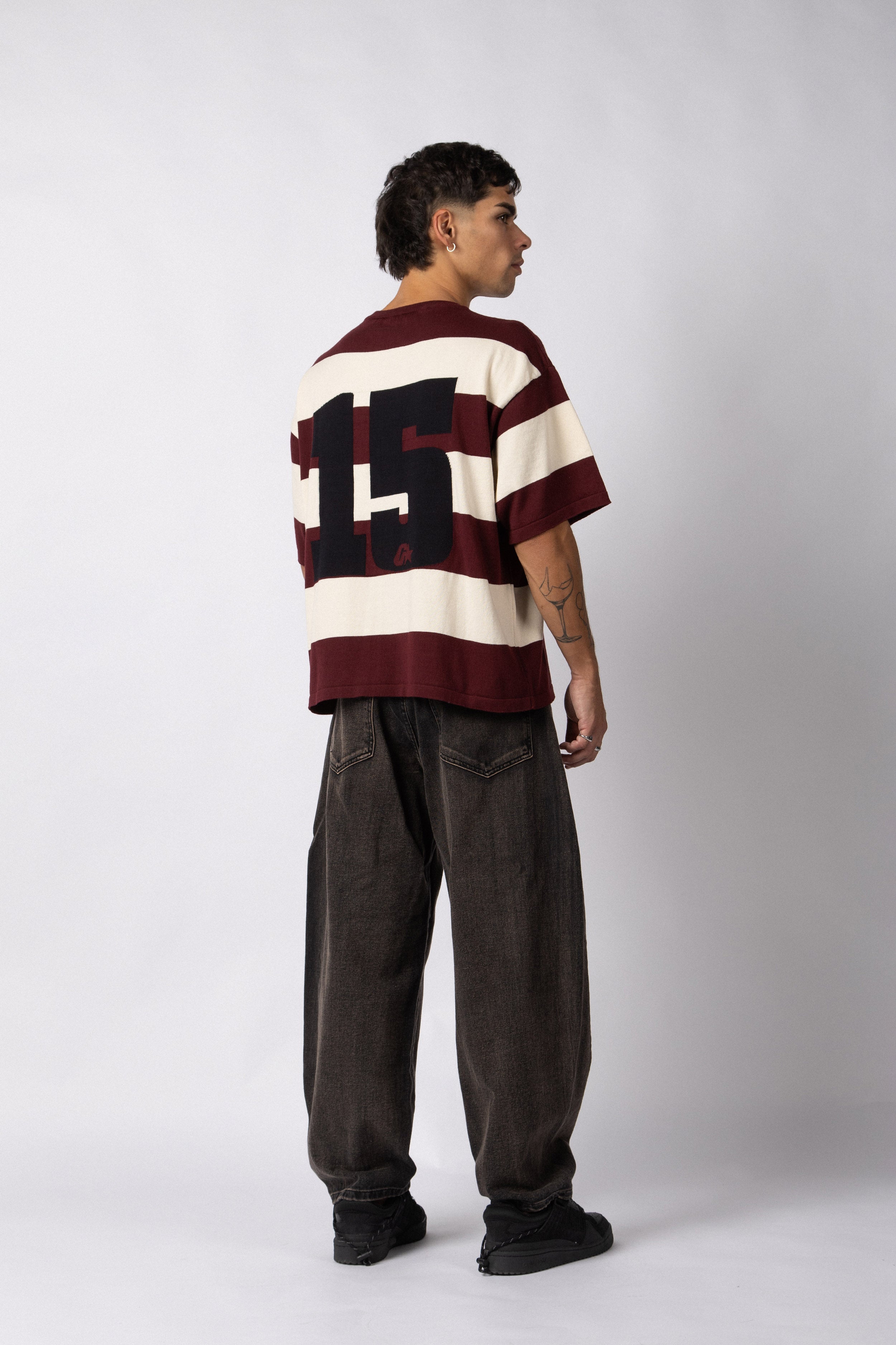 Remera Tejida Quince Bordo