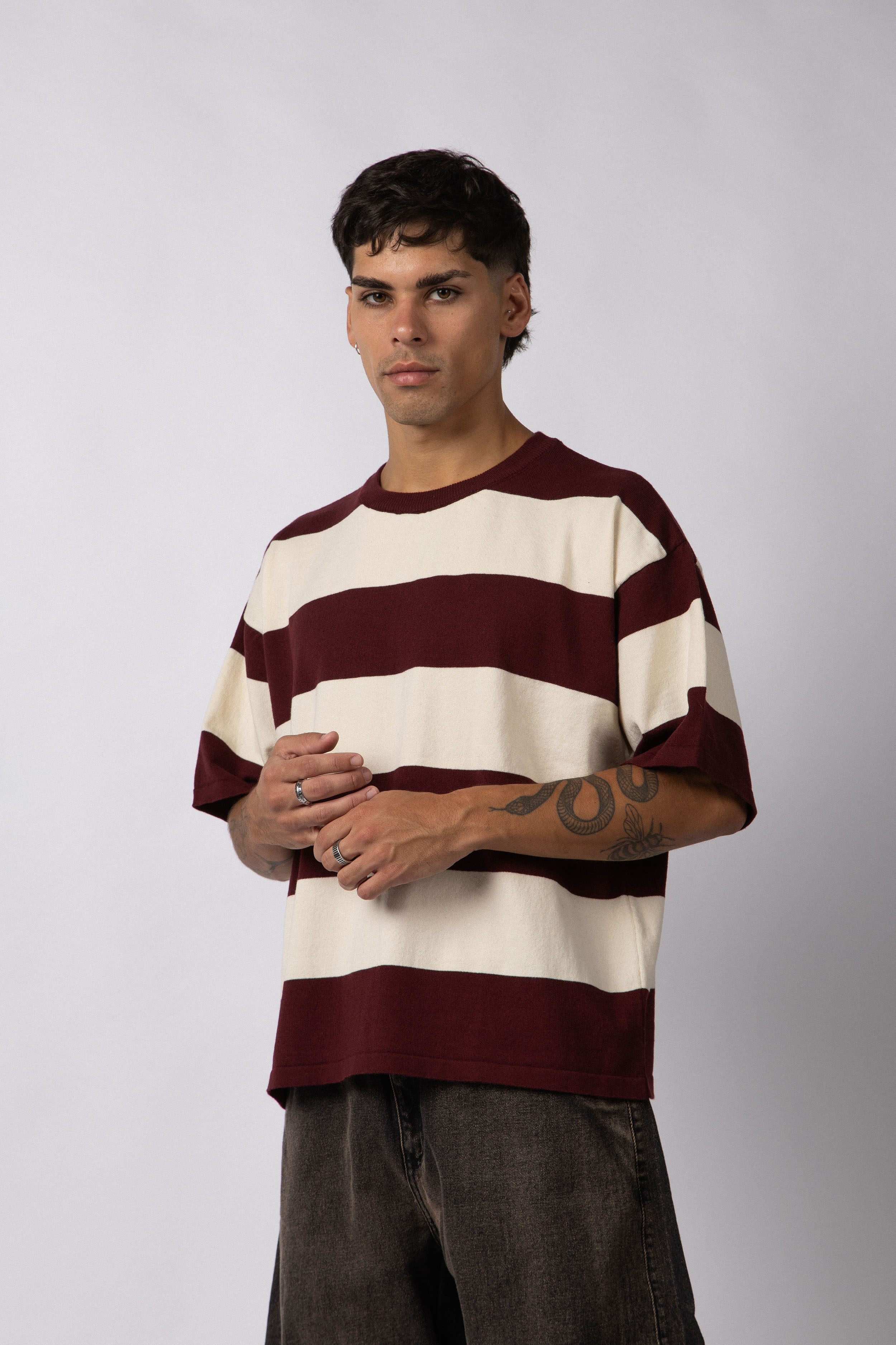 Remera Tejida Quince Bordo