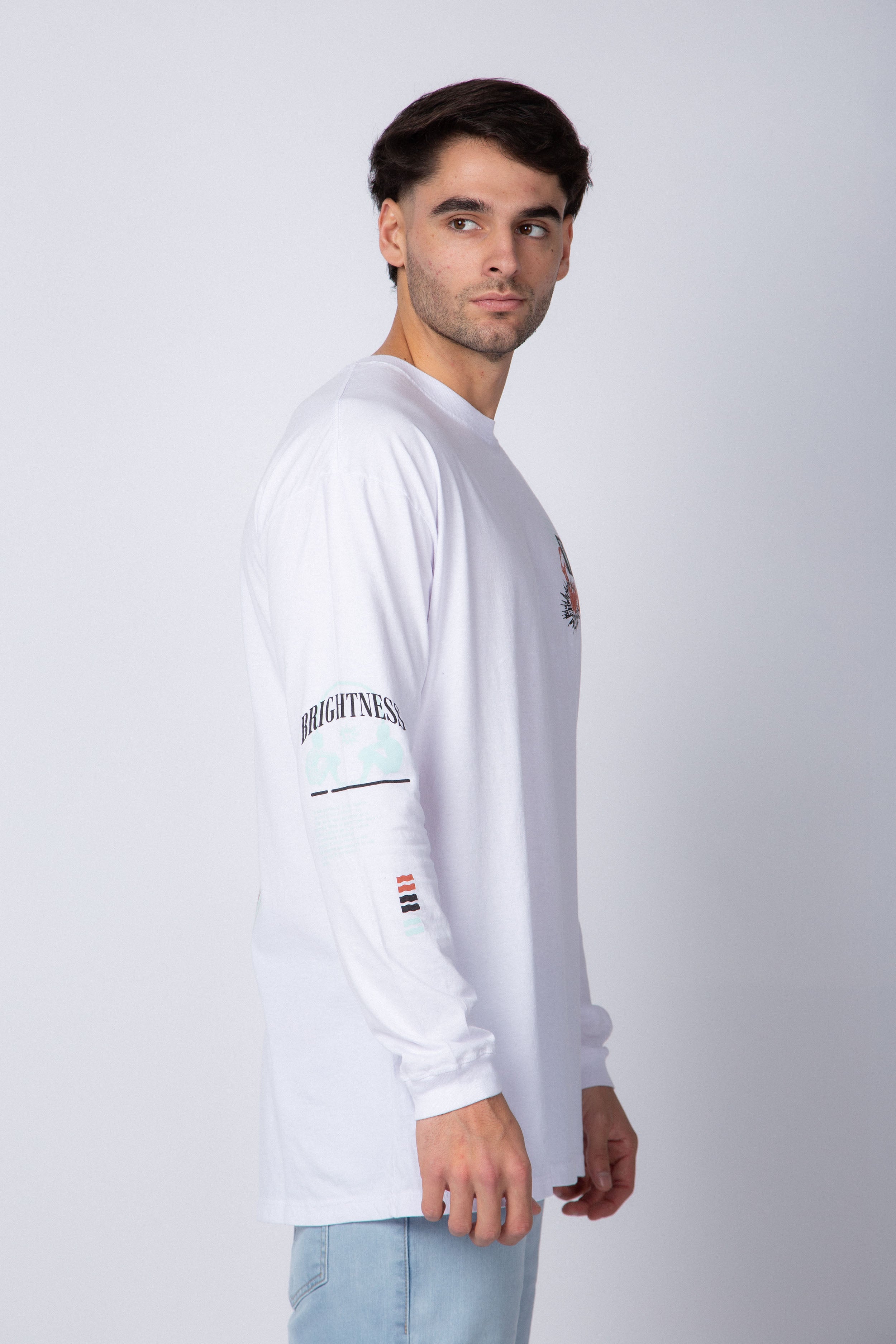 Remera Manga Larga Bright Blanca